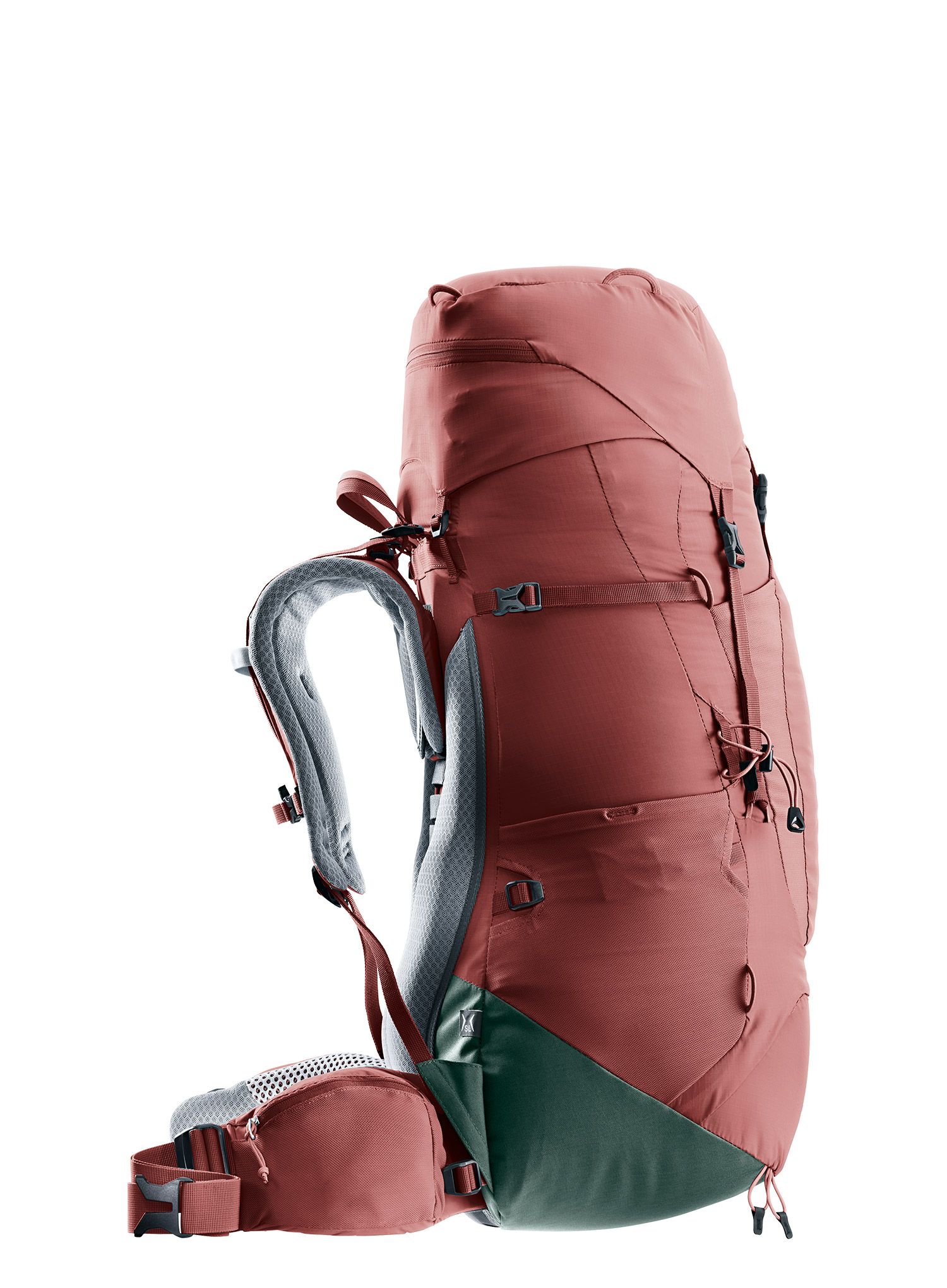 Ženski pohodniški nahrbtnik Deuter Aircontact Lite 45 + 10 SL - caspia/ivy