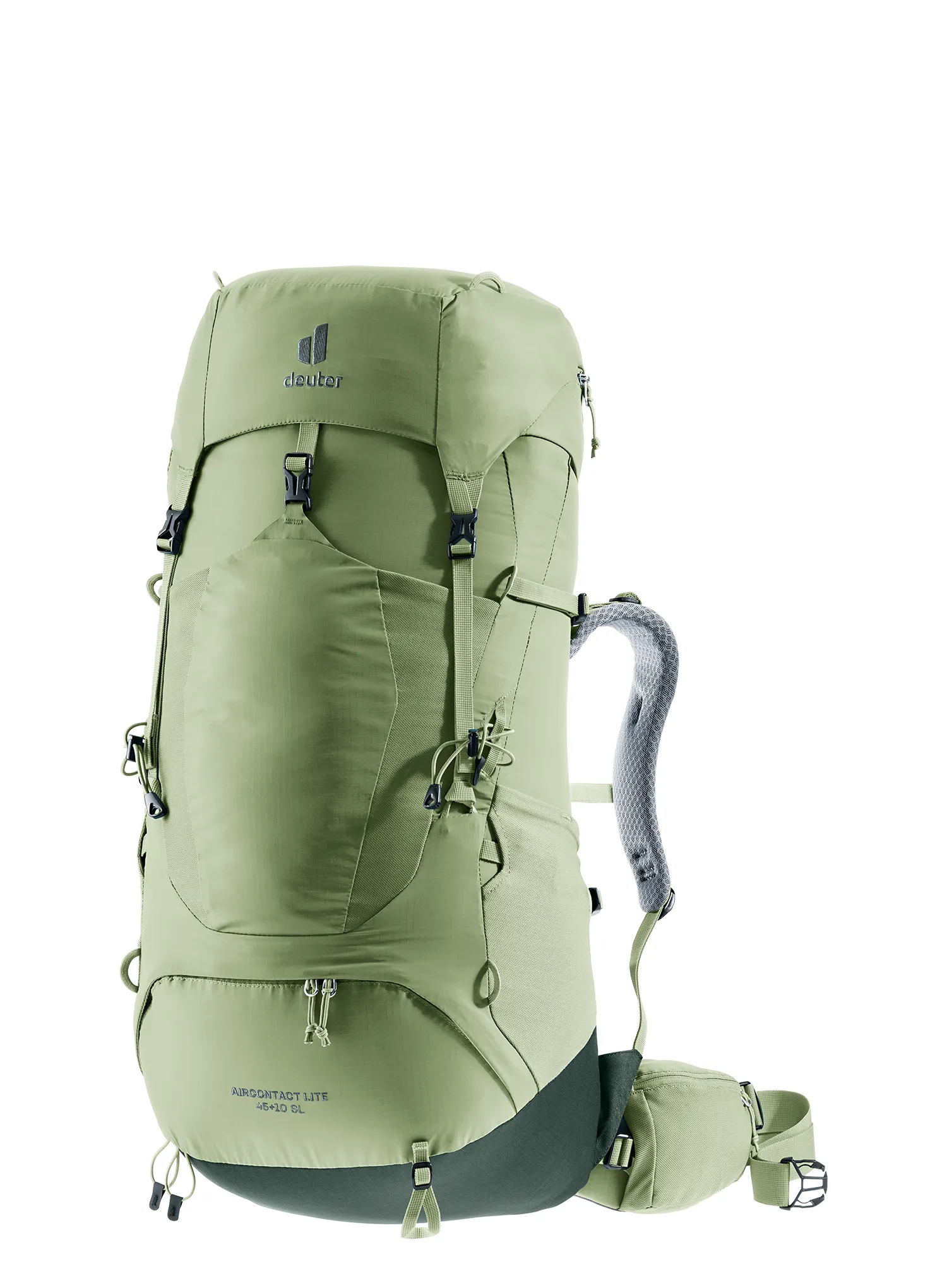 Ženski pohodniški nahrbtnik Deuter Aircontact Lite 45 + 10 SL - grove/ivy