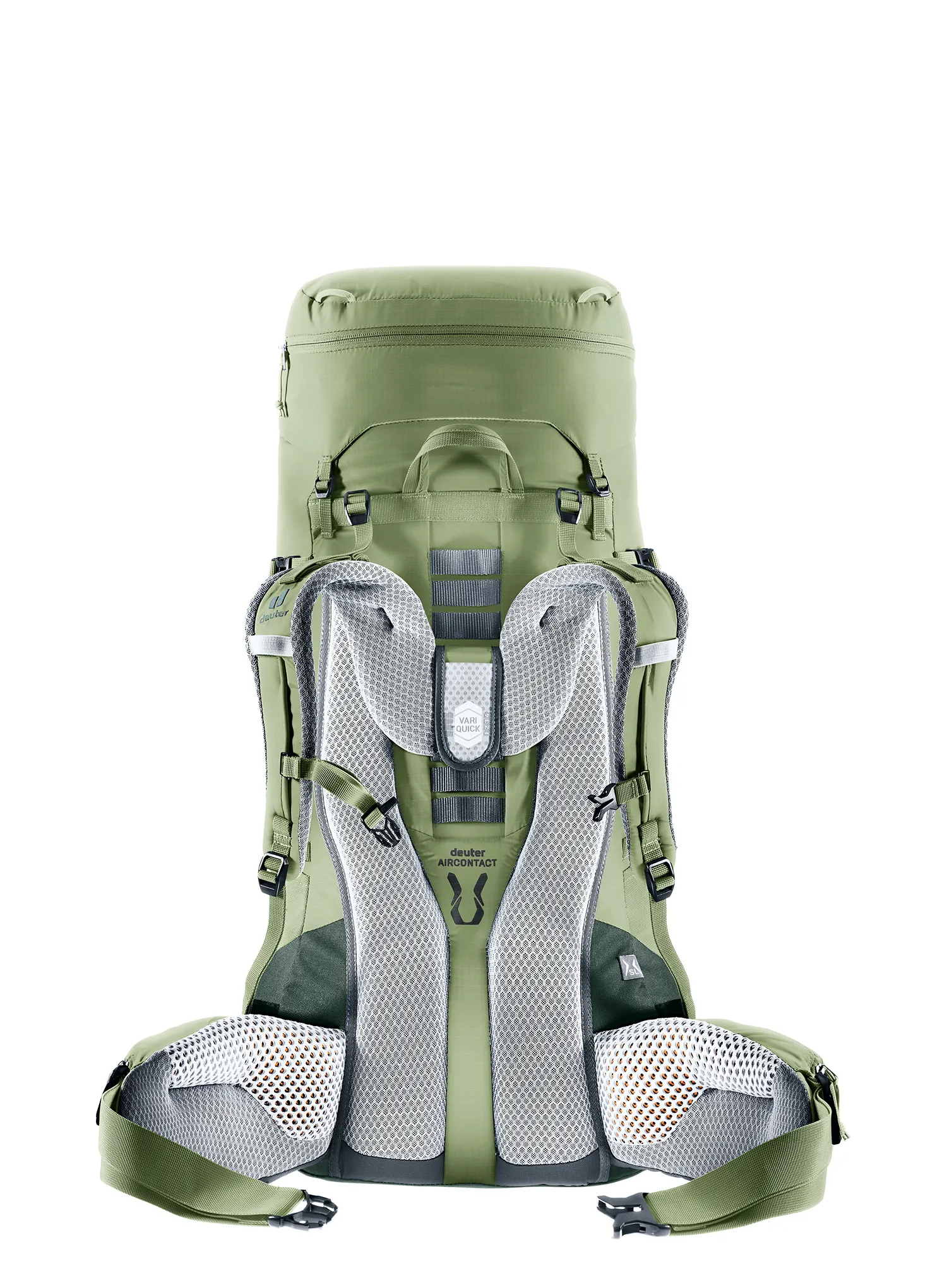 Ženski pohodniški nahrbtnik Deuter Aircontact Lite 45 + 10 SL - grove/ivy