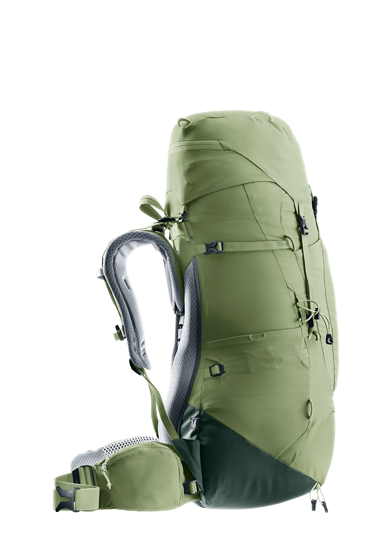 Ženski pohodniški nahrbtnik Deuter Aircontact Lite 45 + 10 SL - grove/ivy