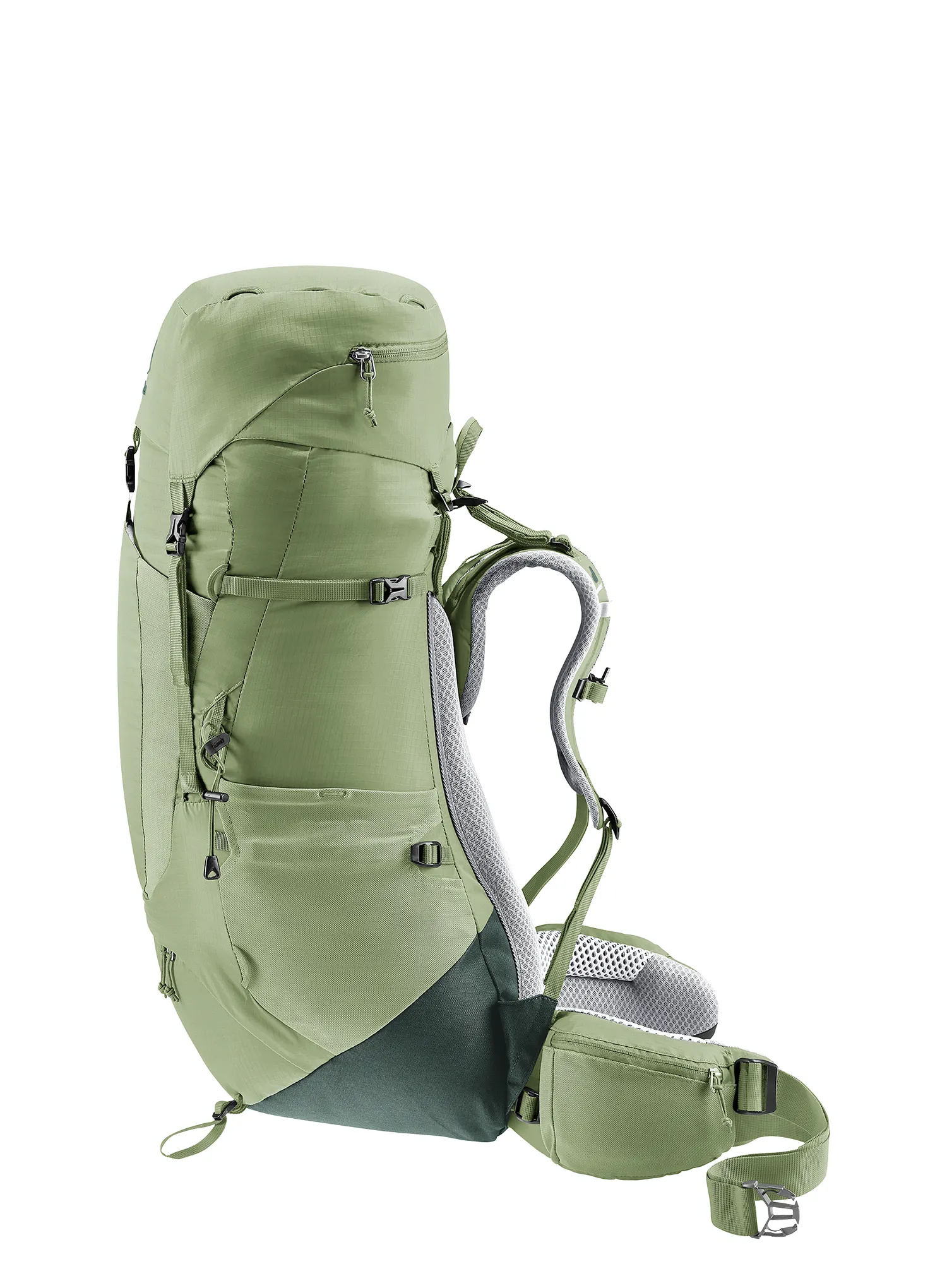 Ženski pohodniški nahrbtnik Deuter Aircontact Lite 45 + 10 SL - grove/ivy