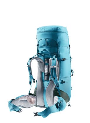 Ženski pohodniški nahrbtnik Deuter Aircontact Lite 45 + 10 SL - lagoon/ivy
