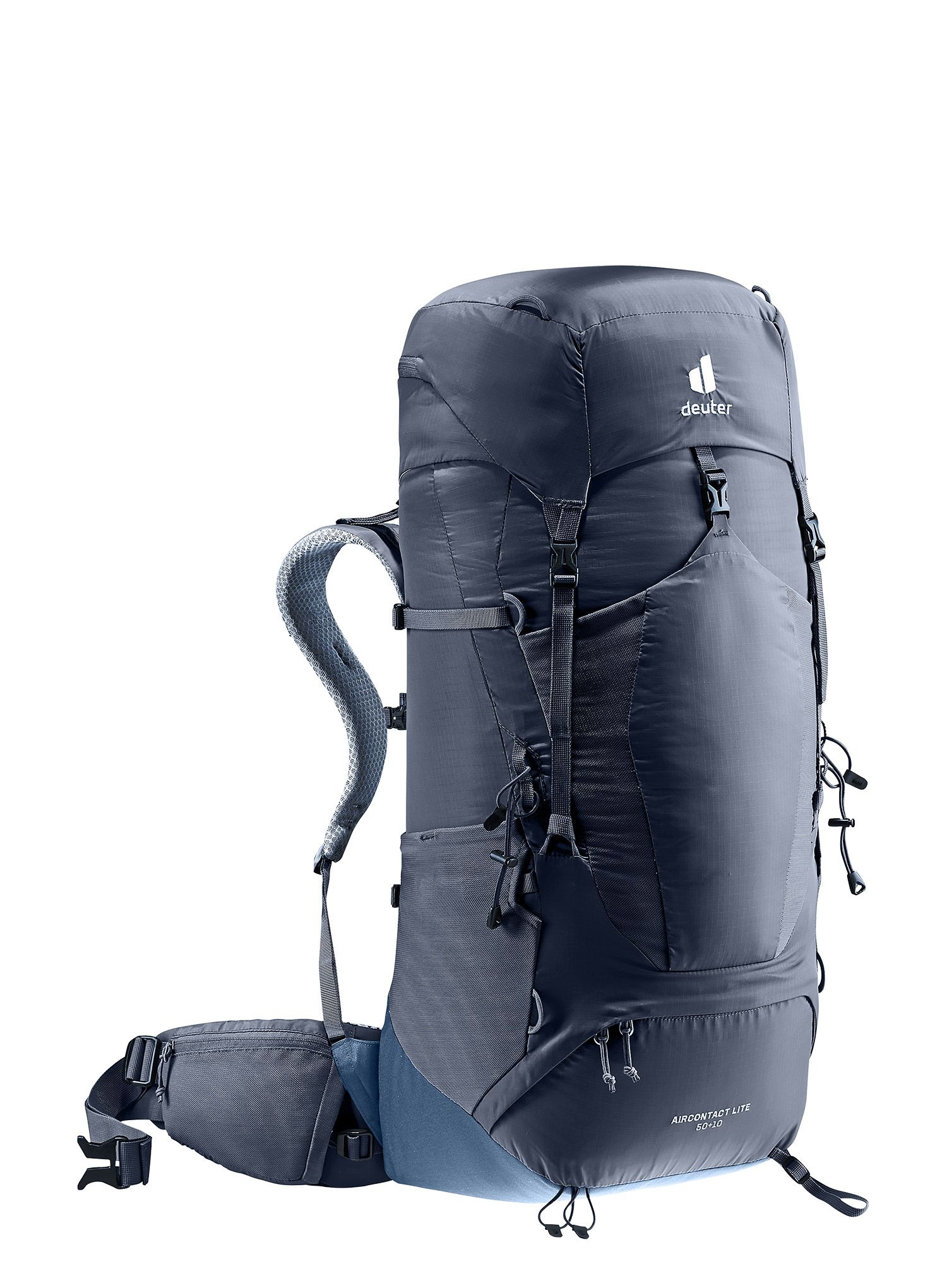 Pohodniški nahrbtnik Deuter Aircontact Lite 50 + 10 - black/marine