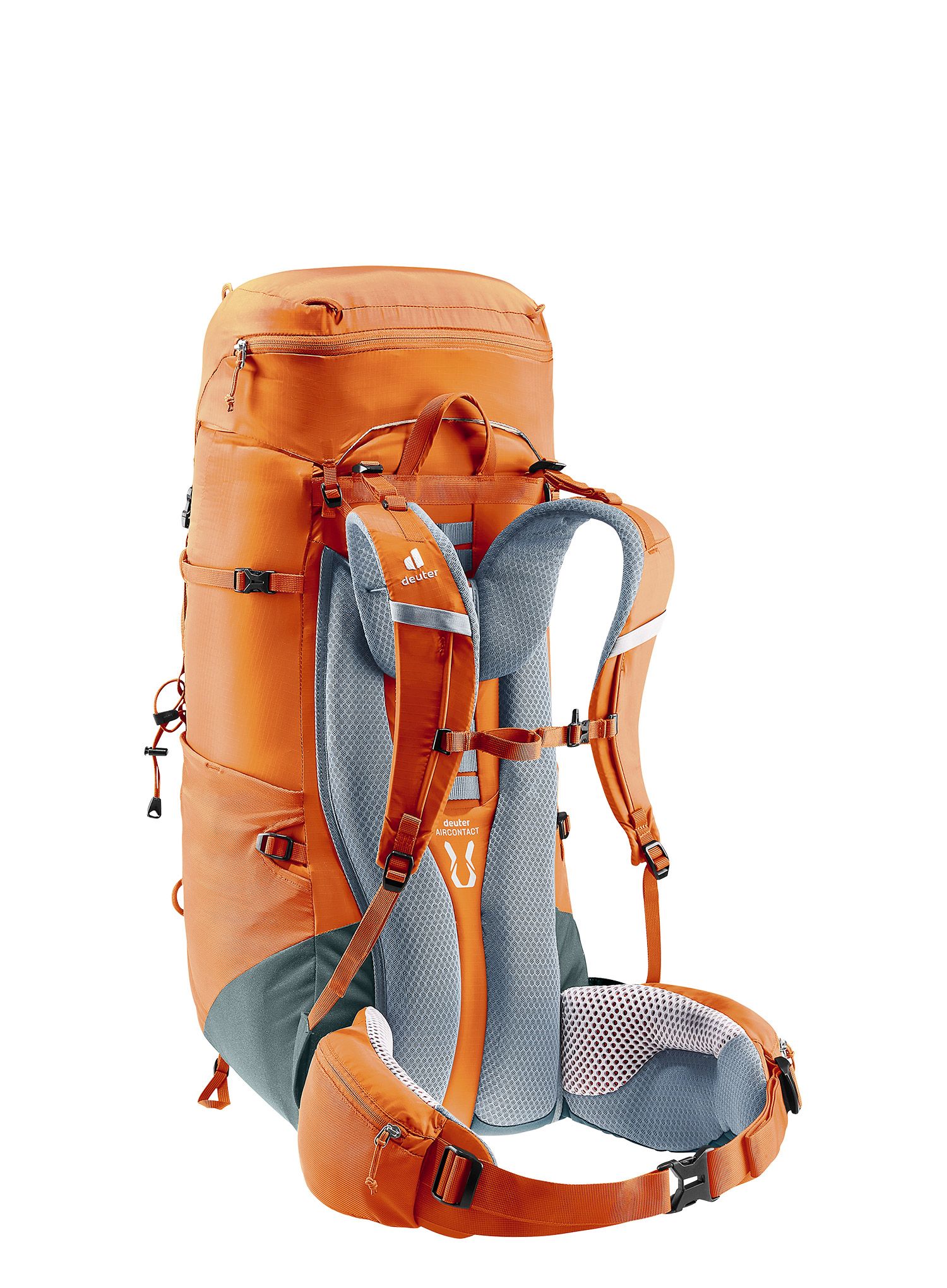 Pohodniški nahrbtnik Deuter Aircontact Lite 50 + 10 - chestnut/teal