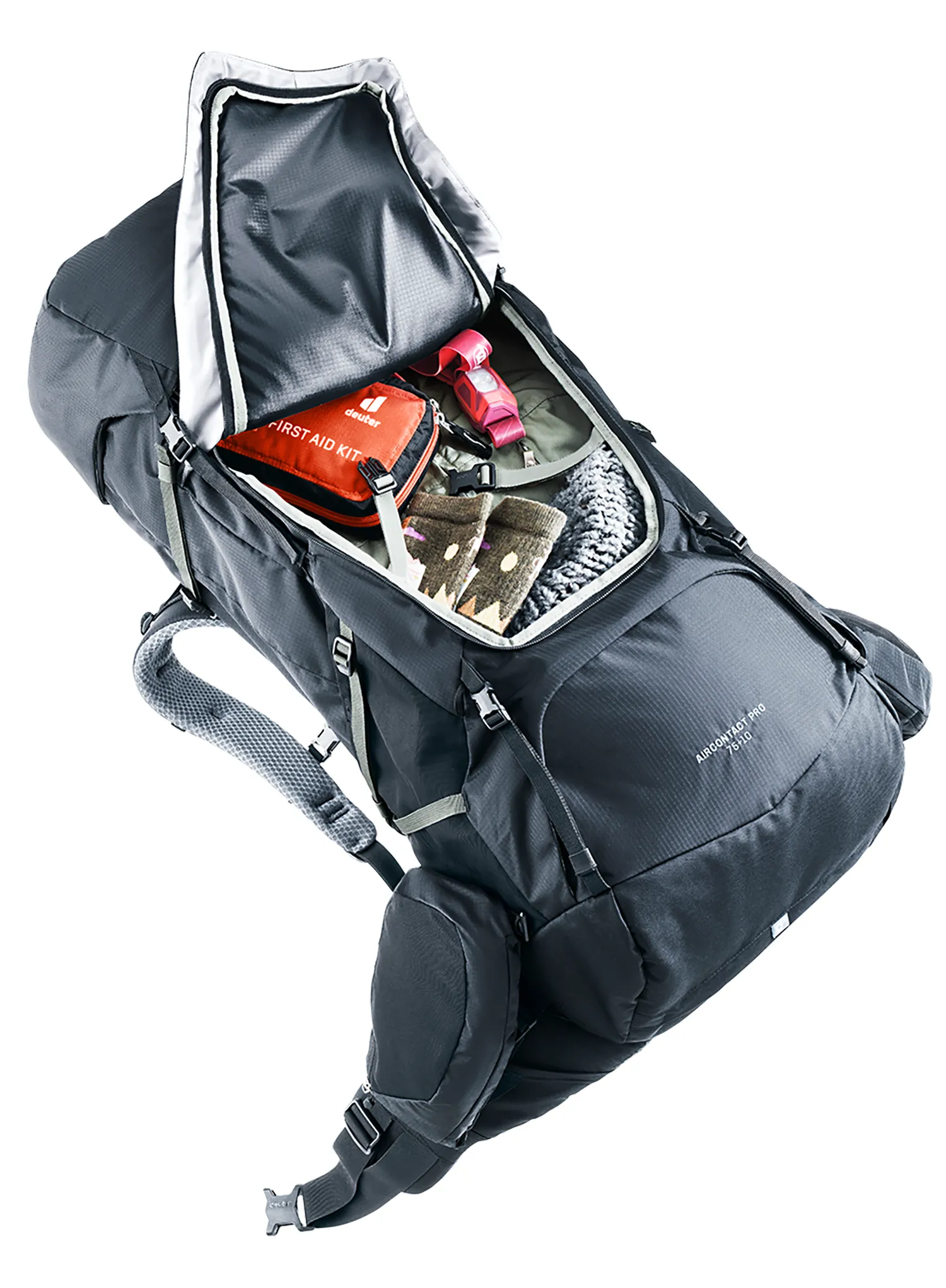 Pohodniški nahrbtnik Deuter Aircontact Pro 75+10 - black