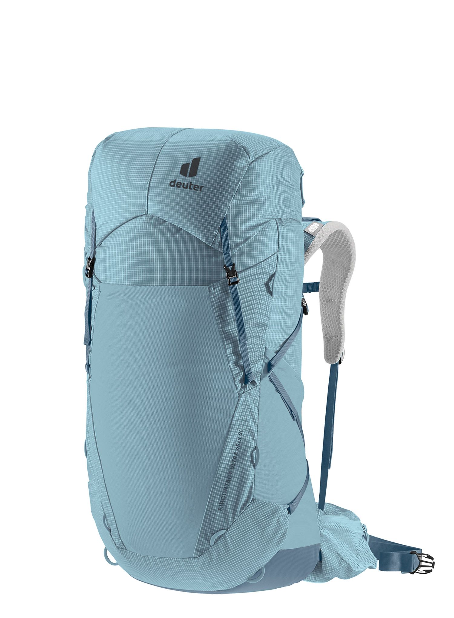 Ženski pohodniški nahrbtnik Deuter Aircontact Ultra 45+5 SL - dusk/atlantic