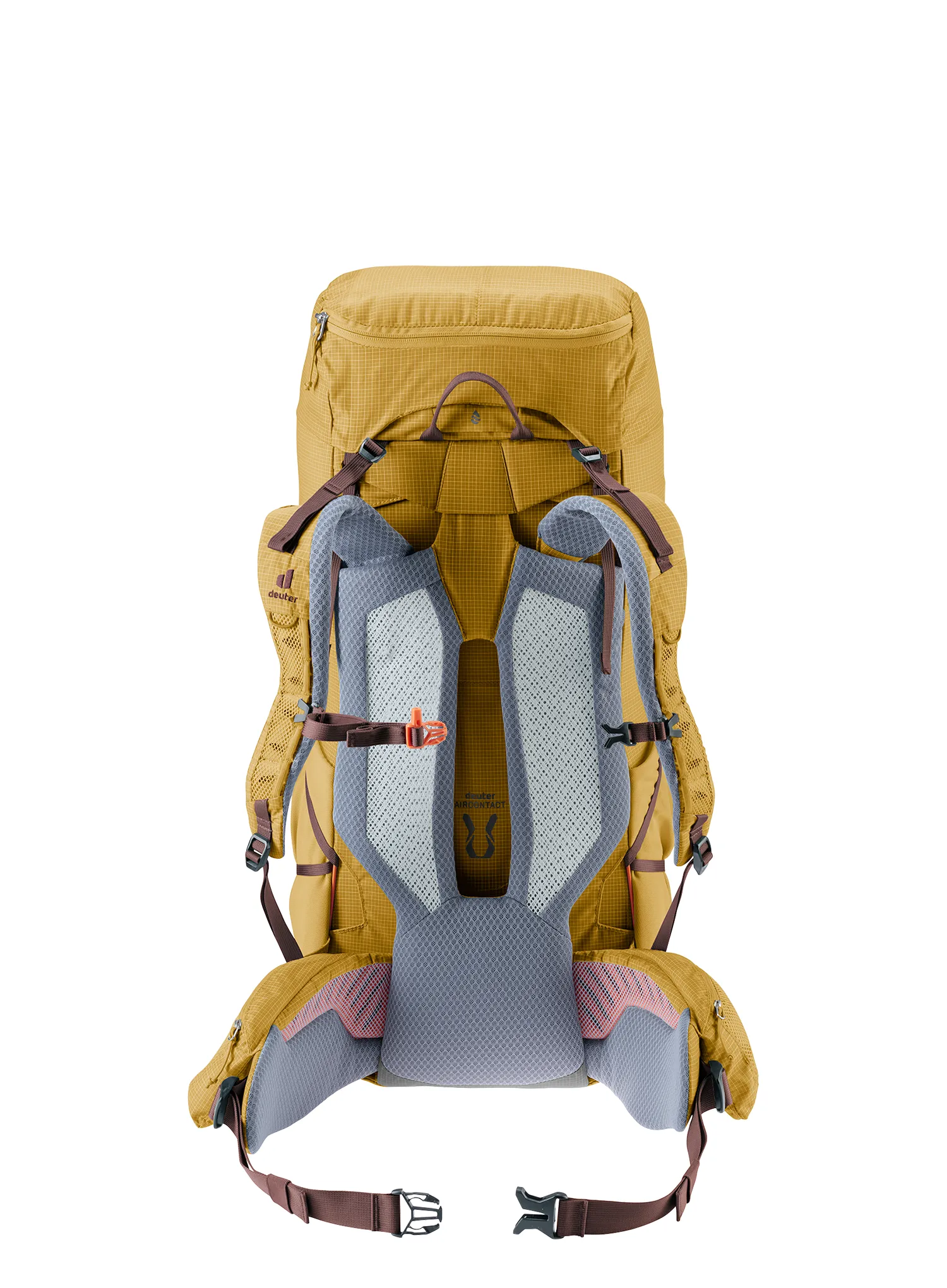 Pohodniški nahrbtnik Deuter Aircontact Ultra 50 + 5 - savanna/raisin