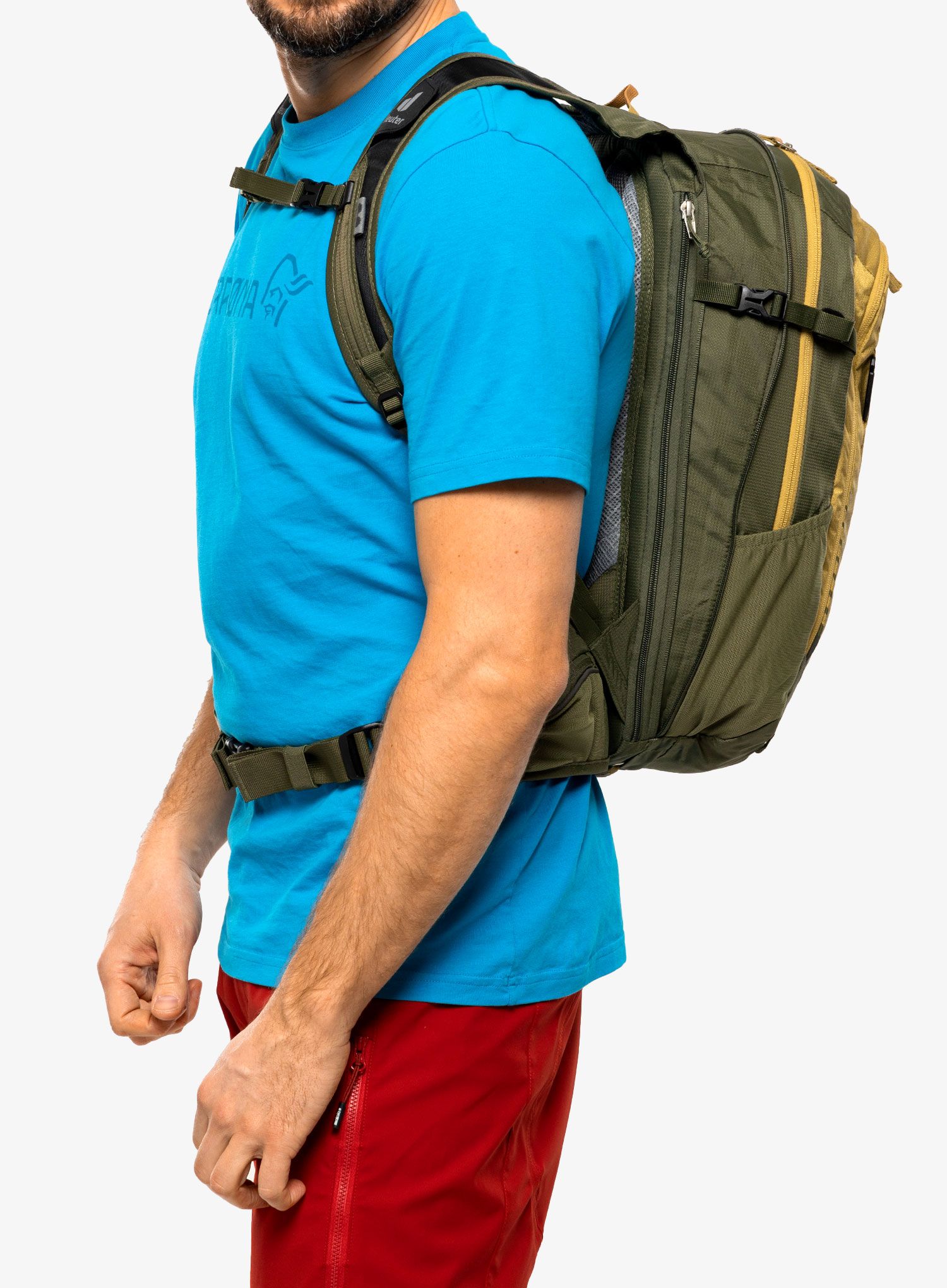 Kolesarski nahrbtnik Deuter Compact EXP 14 - caramel/khaki