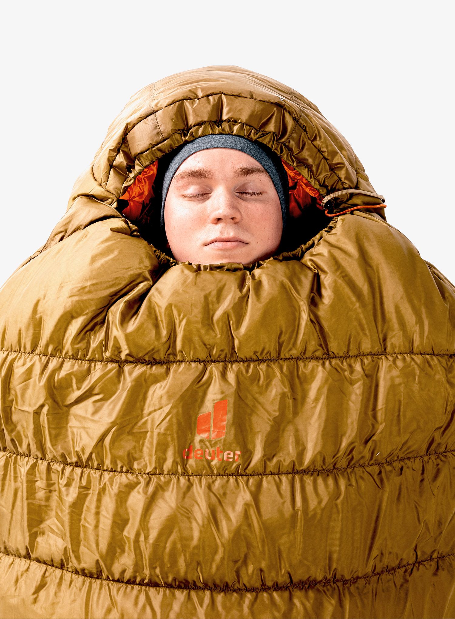 Spalna vreča Deuter Exosphere -11 (185 cm) - almond/paprika