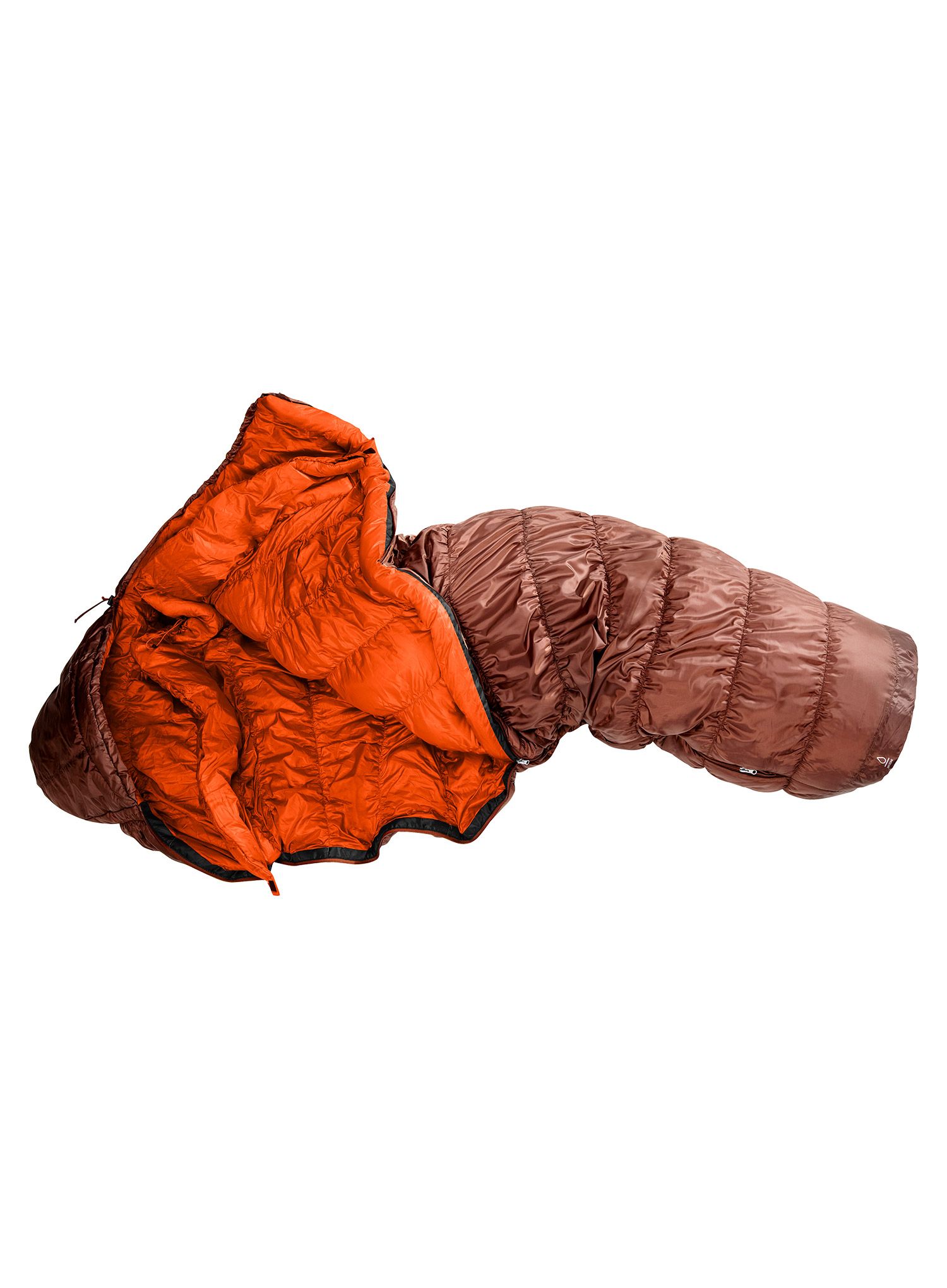 Spalna vreča Deuter Exosphere -6 EL (200 cm) - umbra/paprika