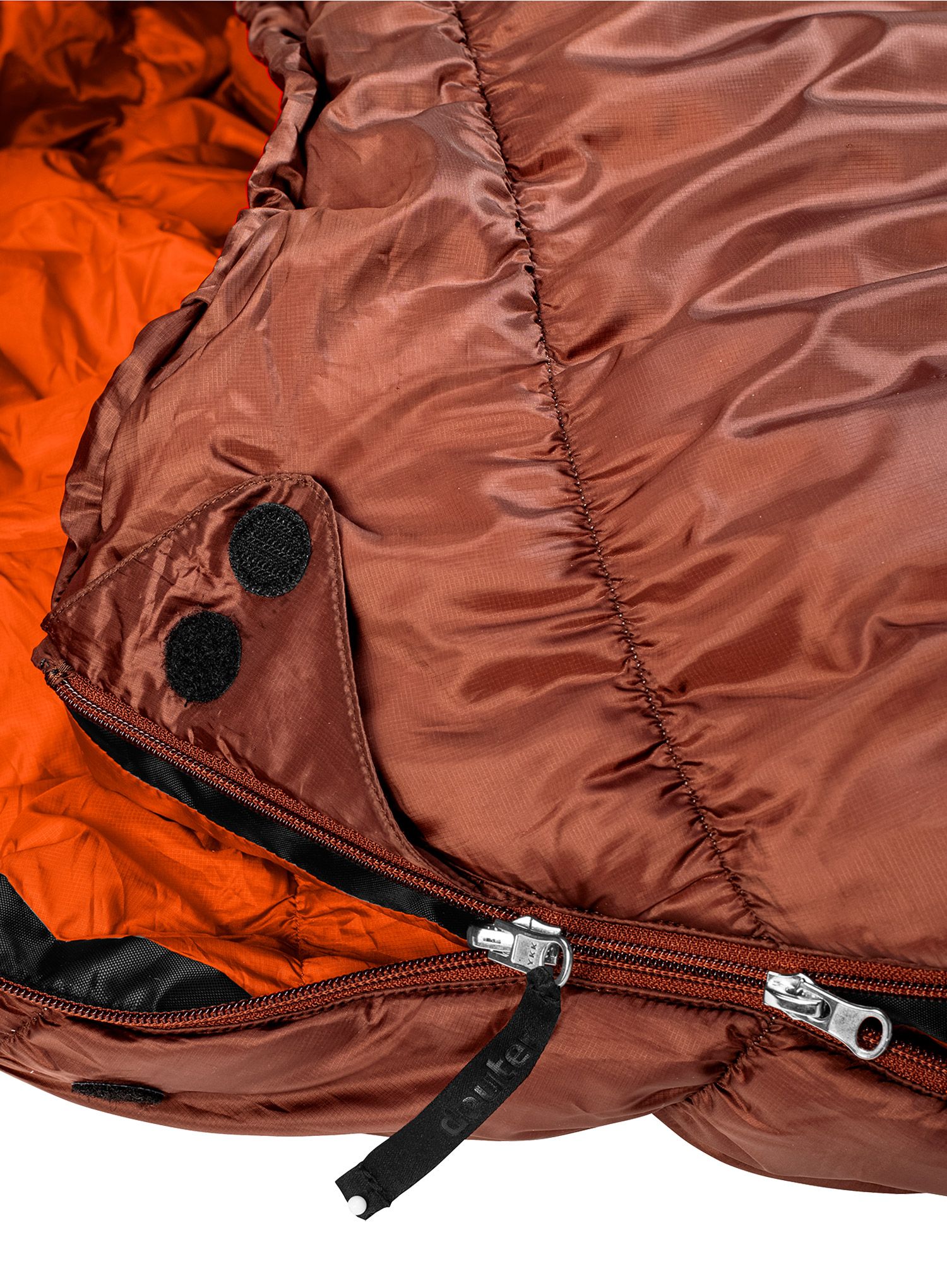 Spalna vreča Deuter Exosphere -6 EL (200 cm) - umbra/paprika