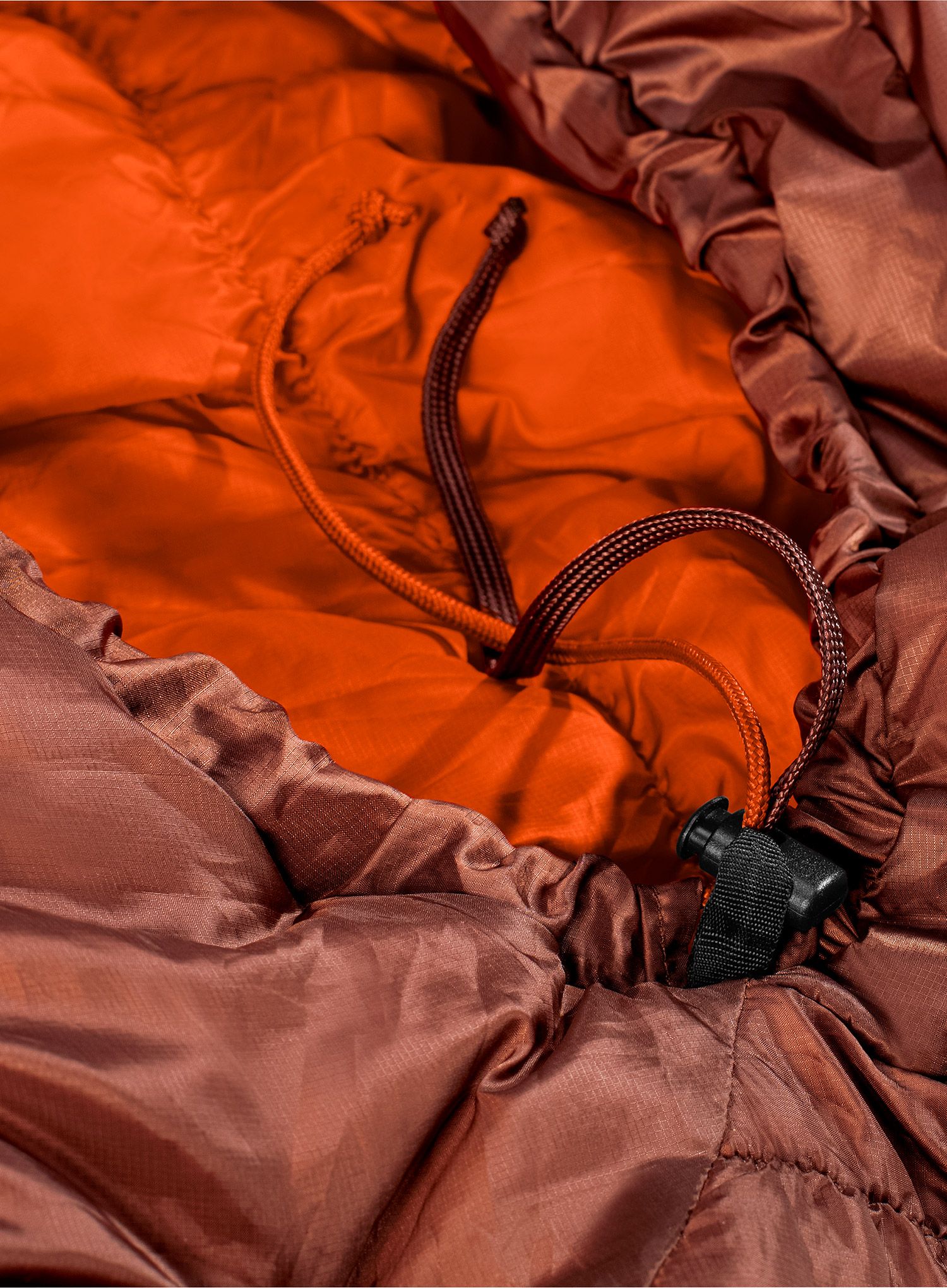 Spalna vreča Deuter Exosphere -6 EL (200 cm) - umbra/paprika