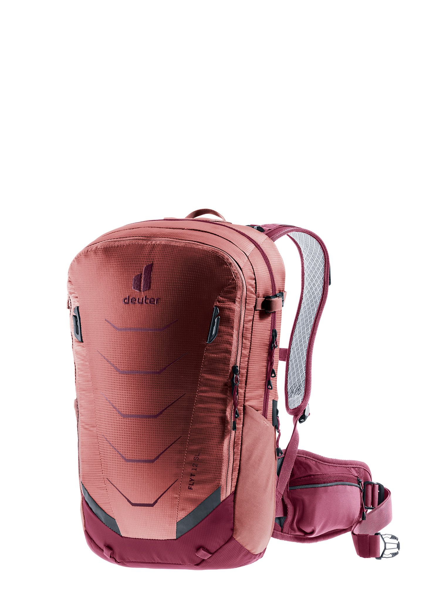 Ženski kolesarski nahrbtnik Deuter Flyt 12 SL - caspia/maron