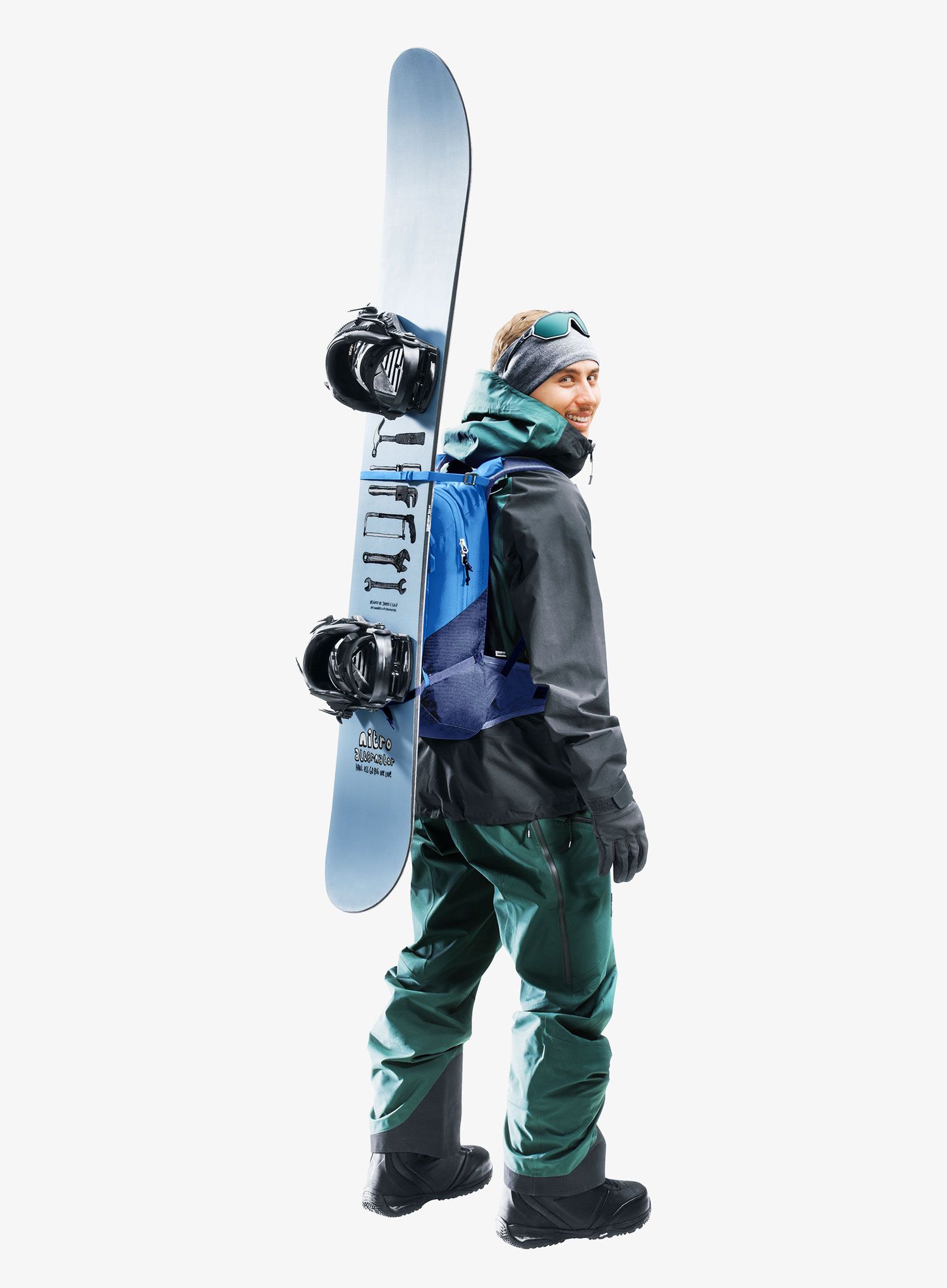 Smučarski nahrbtnik Deuter Freecline 15 - neptune/nightblue