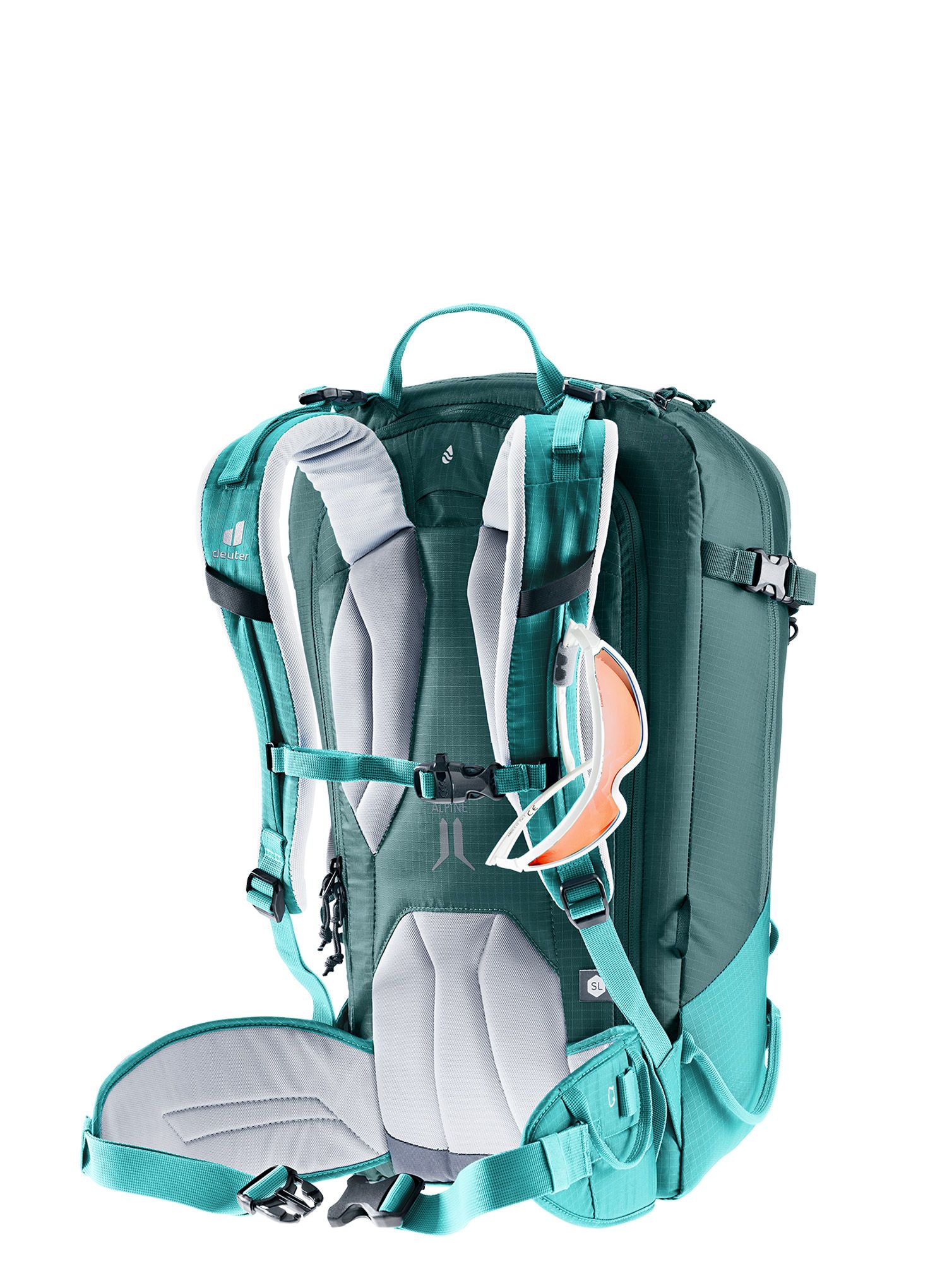 Nahrbtnik za turno smučanje Deuter Freerider 28 SL - dust blue/deep sea