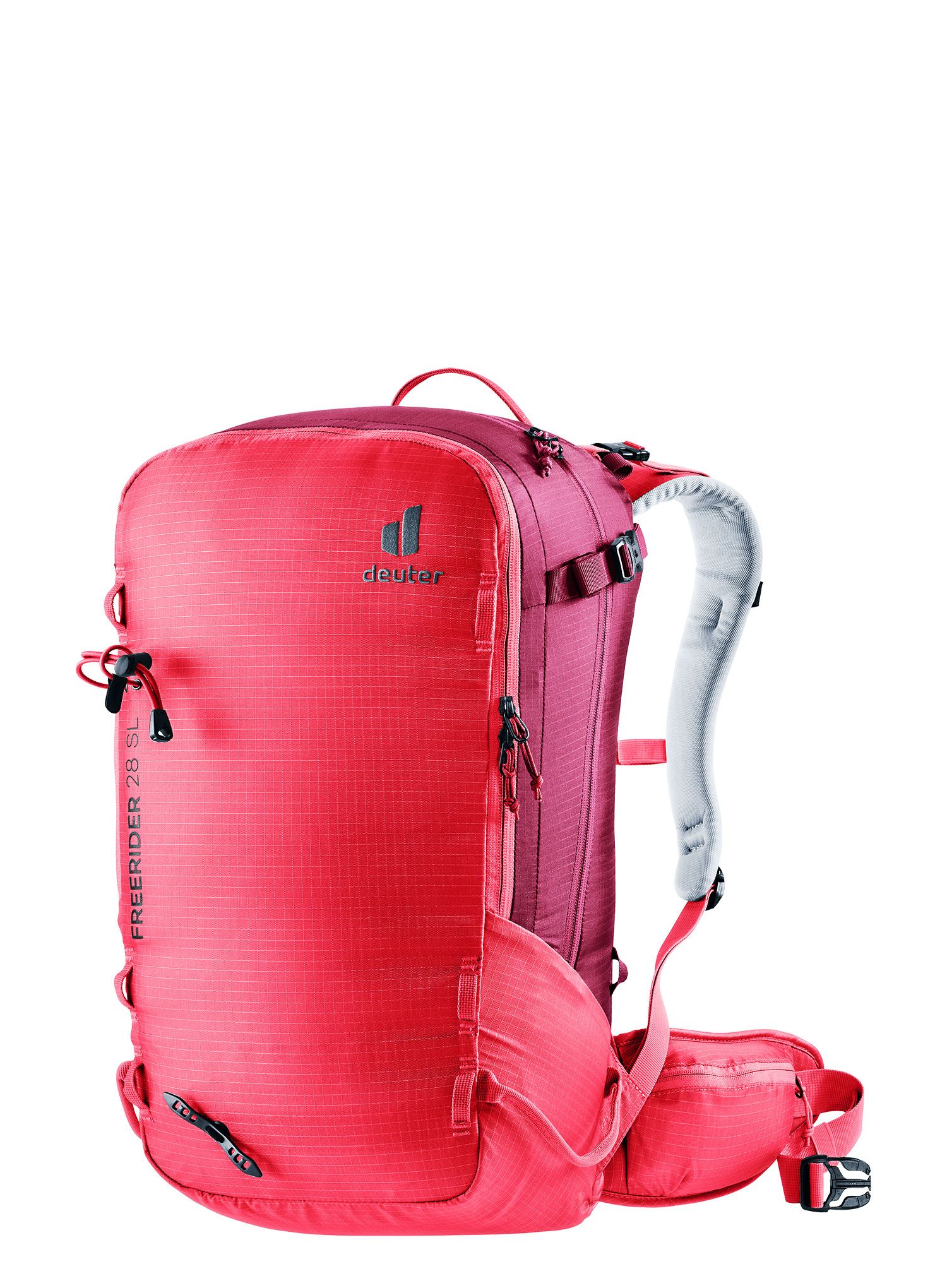 Nahrbtnik za turno smučanje Deuter Freerider 28 SL - hibiscus/ruby