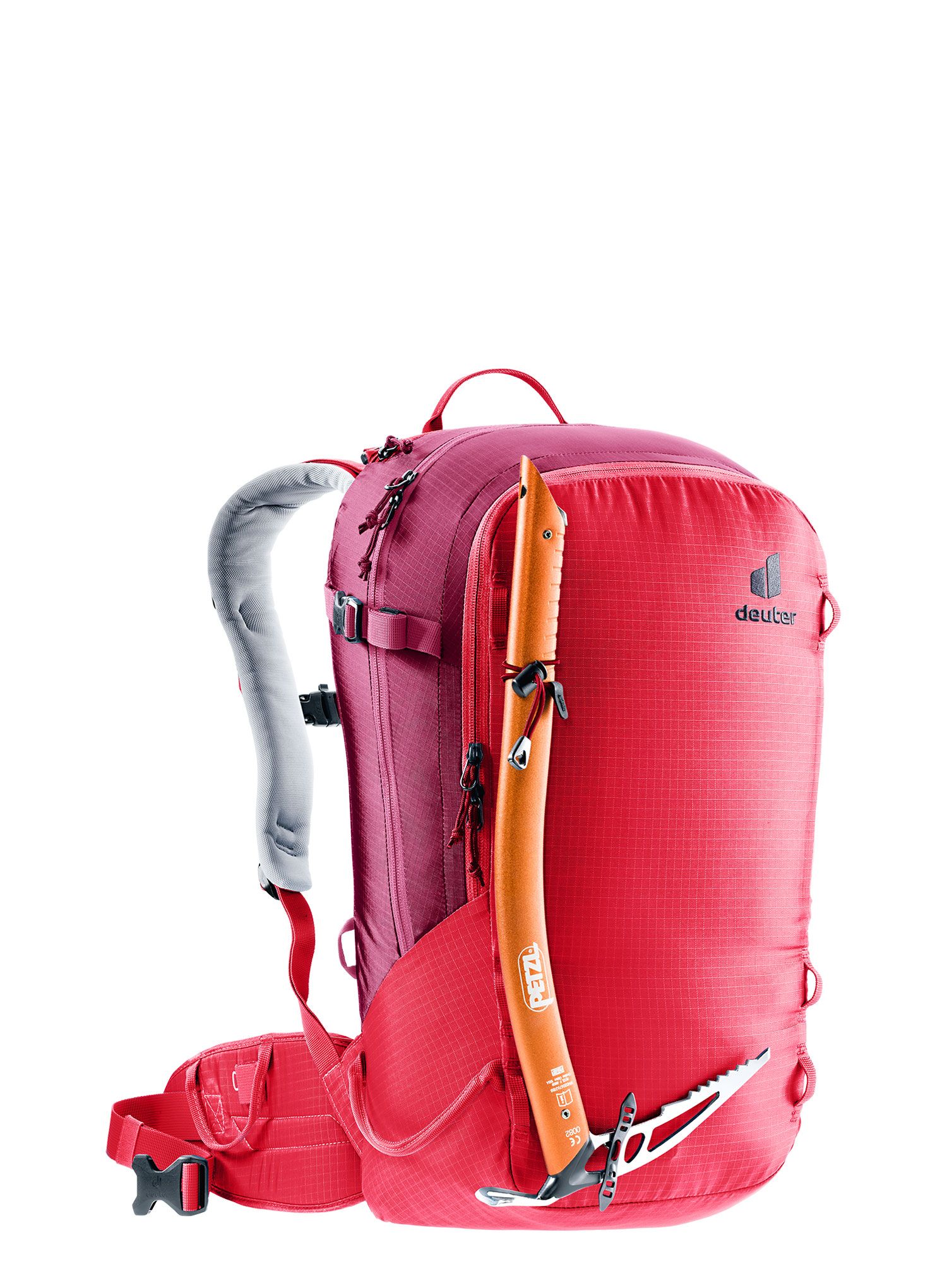Nahrbtnik za turno smučanje Deuter Freerider 28 SL - hibiscus/ruby
