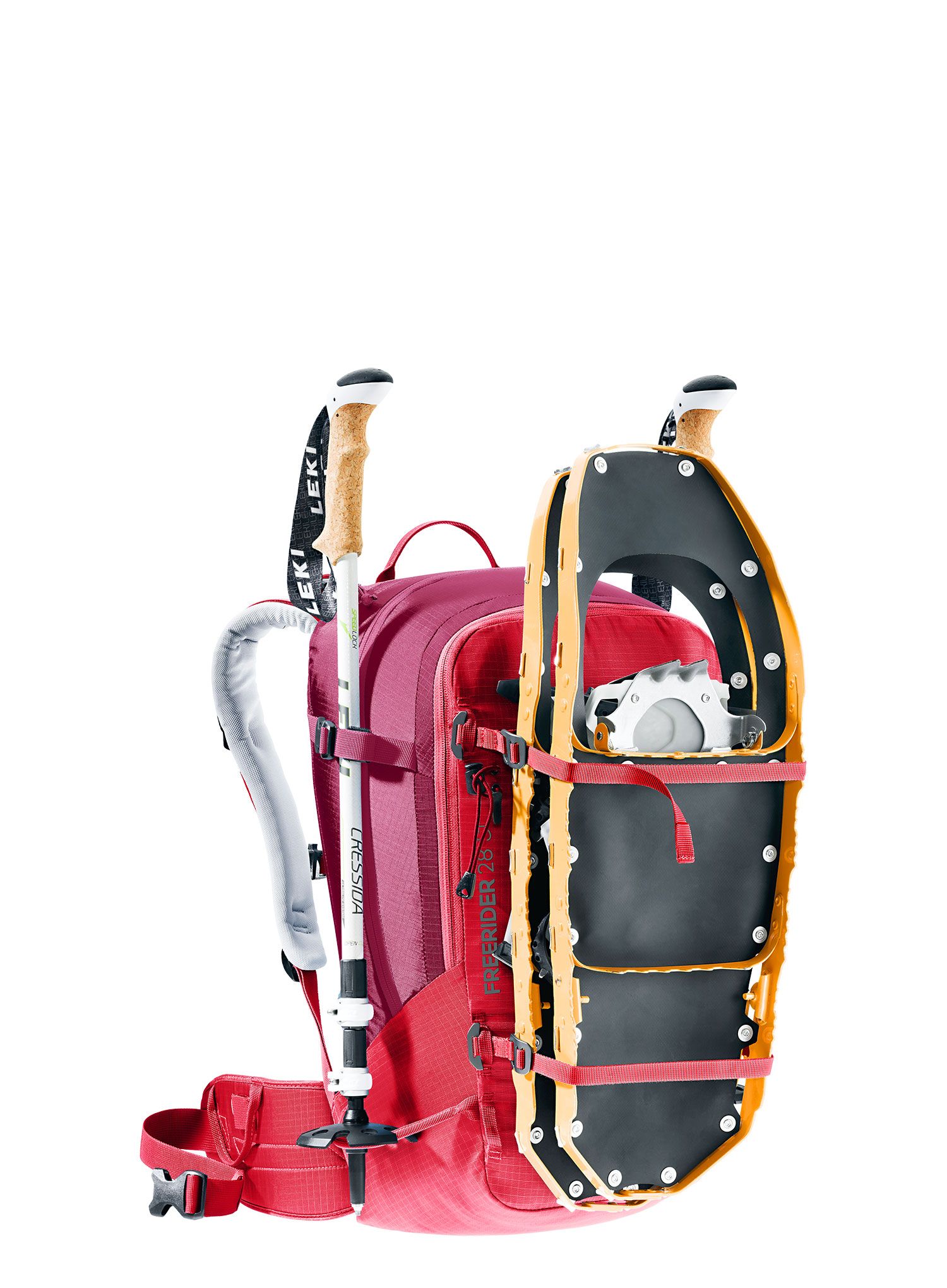 Nahrbtnik za turno smučanje Deuter Freerider 28 SL - hibiscus/ruby