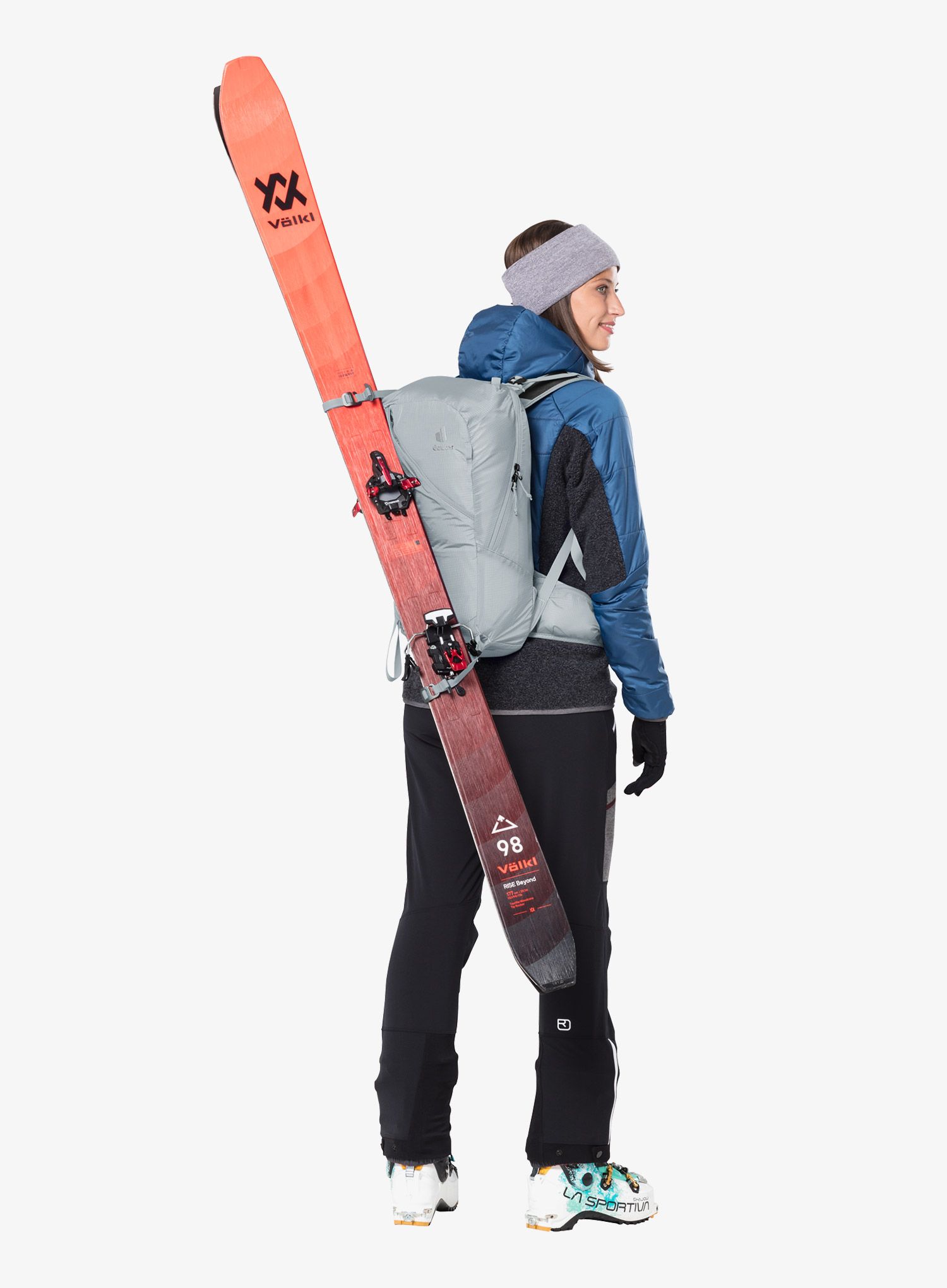 Nahrbtnik za turno smučanje Deuter Freerider Lite 18 SL - tin