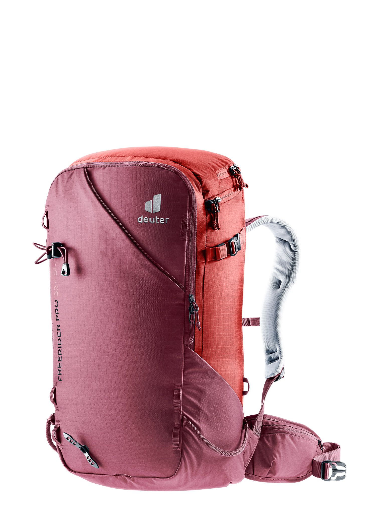 Smučarski nahrbtnik Deuter Freerider Pro 32+ SL - maron/currant