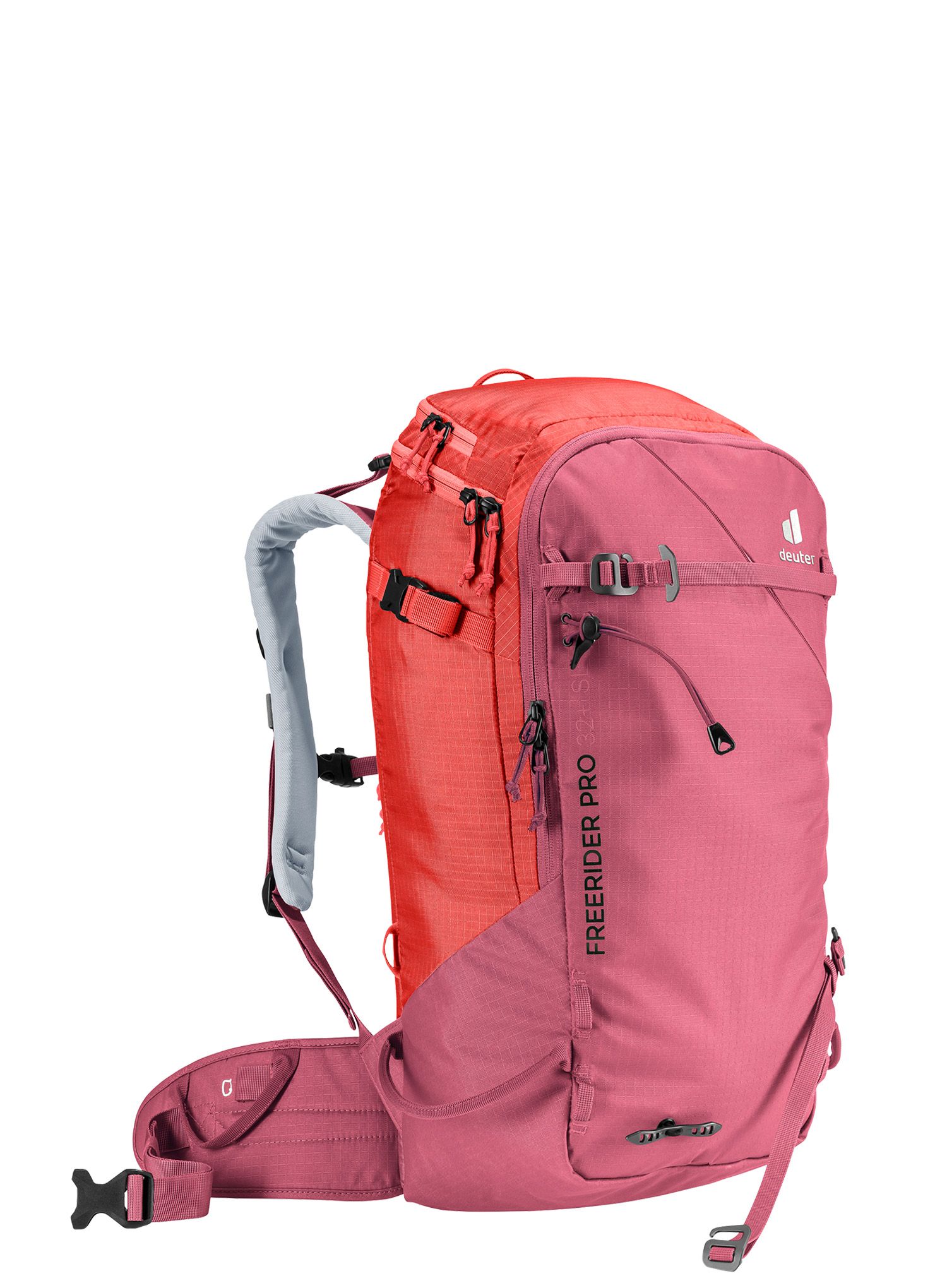 Smučarski nahrbtnik Deuter Freerider Pro 32+ SL - maron/currant