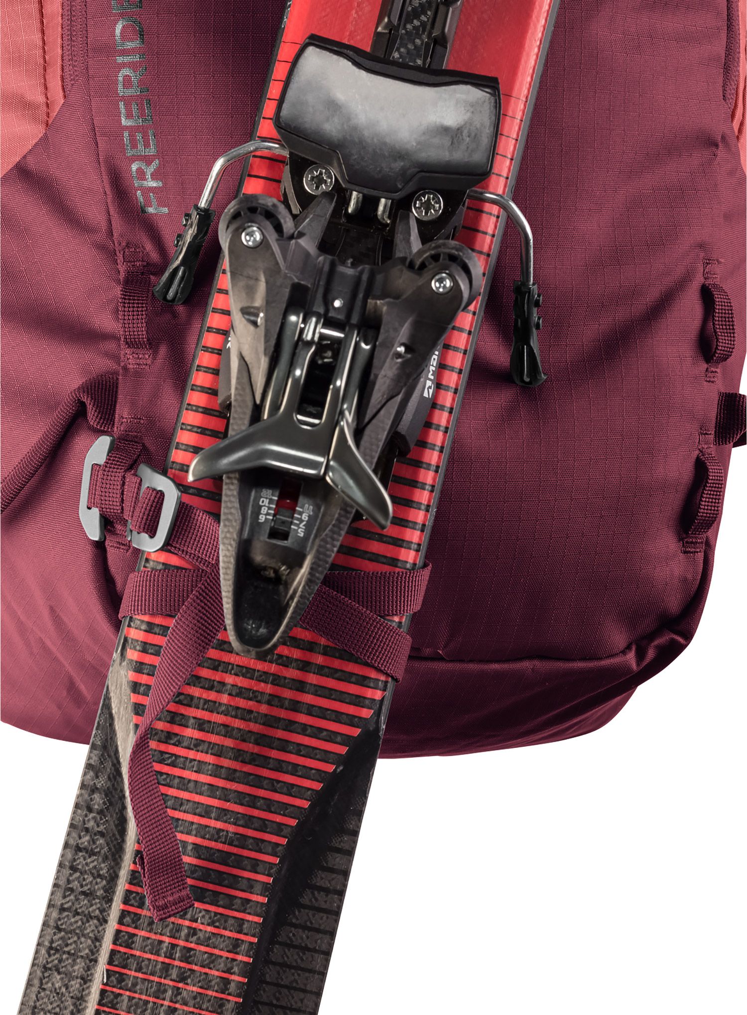 Smučarski nahrbtnik Deuter Freerider Pro 32+ SL - maron/currant