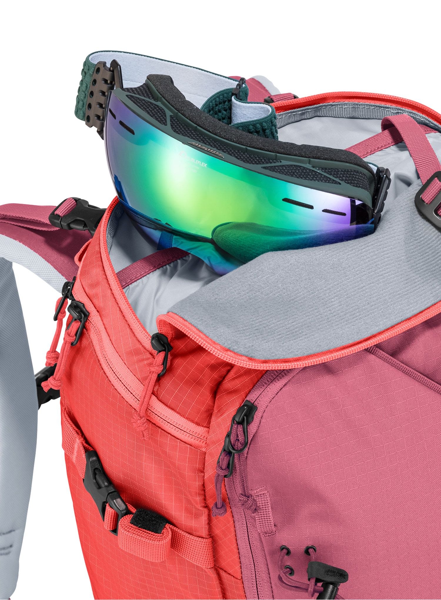 Smučarski nahrbtnik Deuter Freerider Pro 32+ SL - maron/currant