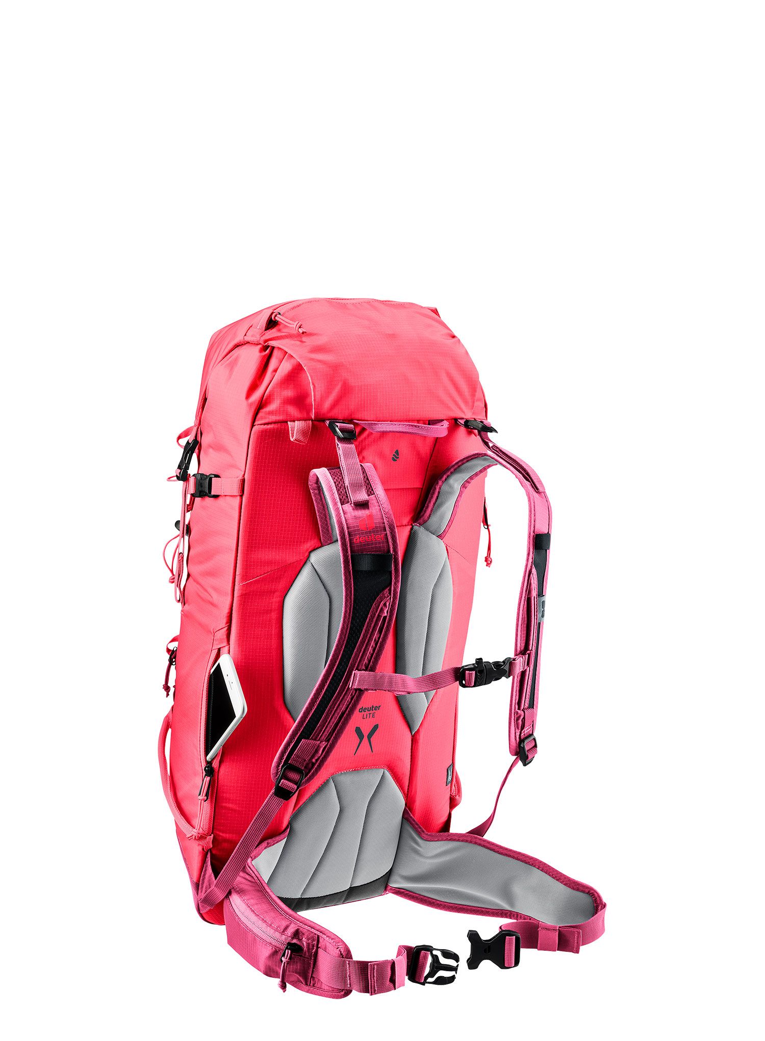 Nahrbtnik za turno smučanje Deuter Freescape Lite 24 SL - hibiscus/ruby