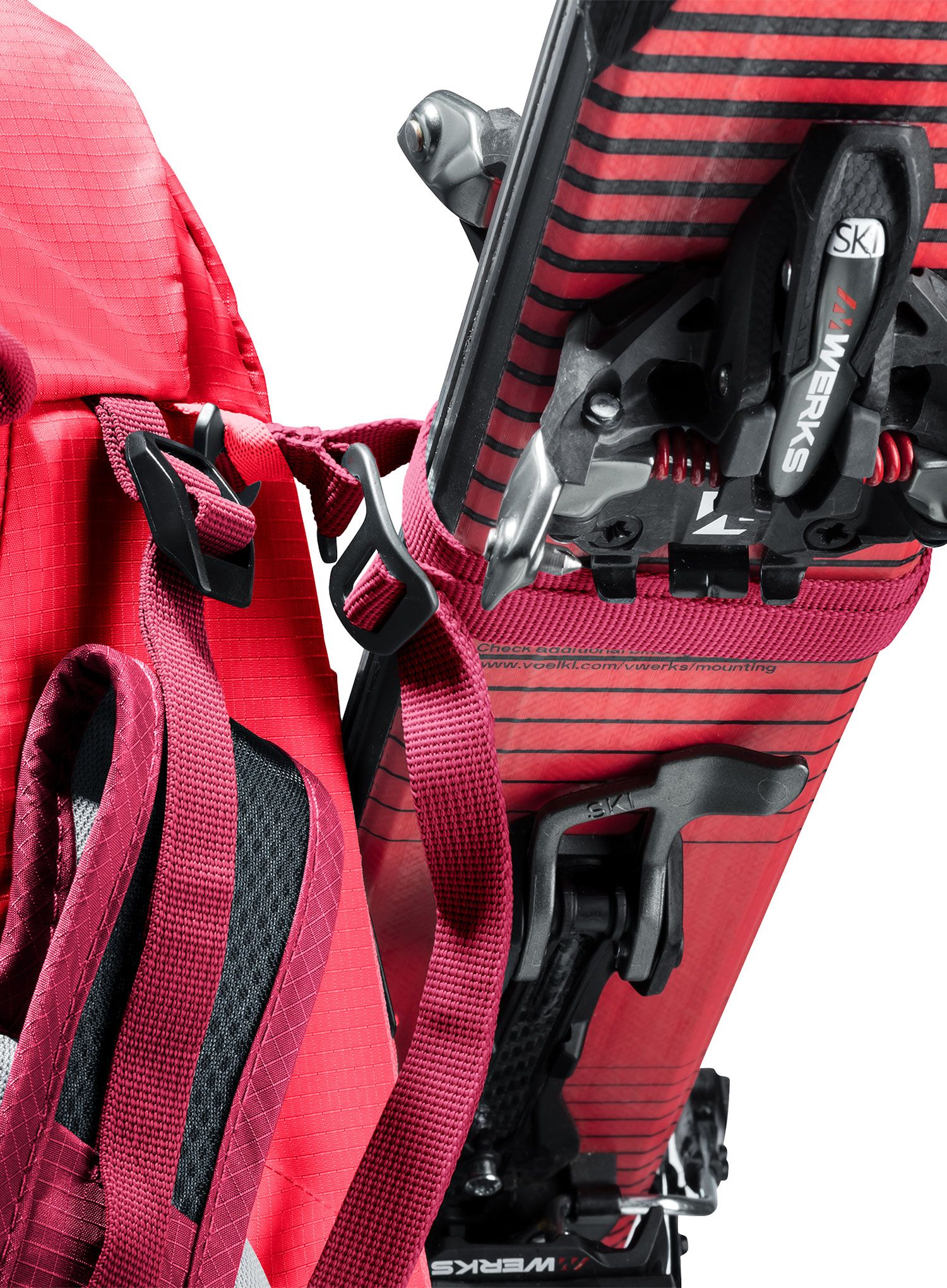 Nahrbtnik za turno smučanje Deuter Freescape Lite 24 SL - hibiscus/ruby