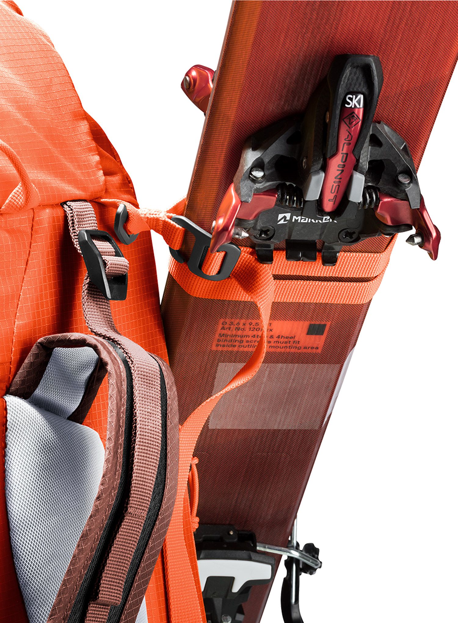 Nahrbtnik za turno smučanje Deuter Freescape Lite 26 - papaya/umbra