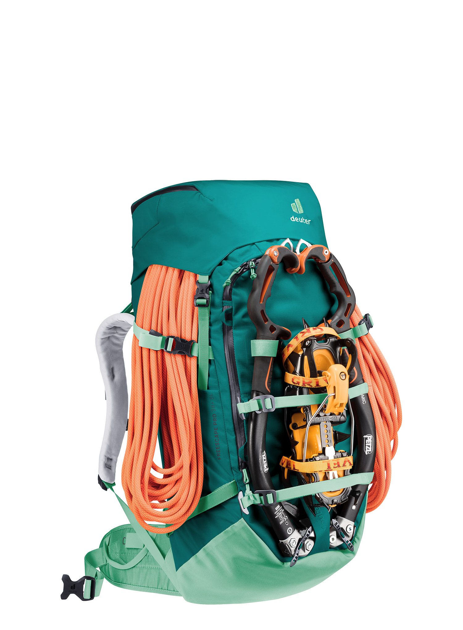 Ženski nahrbtnik Deuter Freescape Pro 38+ SL - deep sea/spearmint