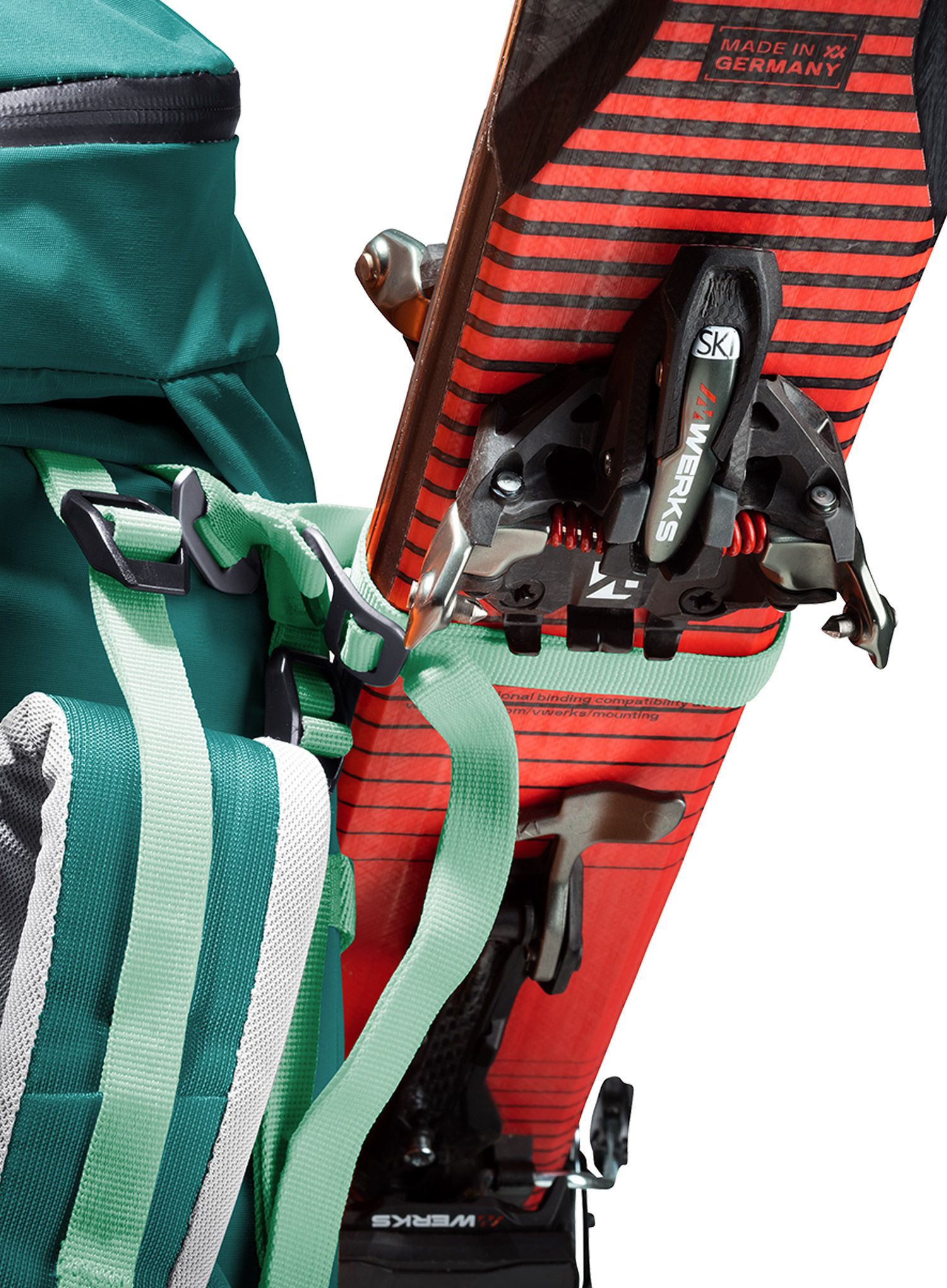 Ženski nahrbtnik Deuter Freescape Pro 38+ SL - deep sea/spearmint