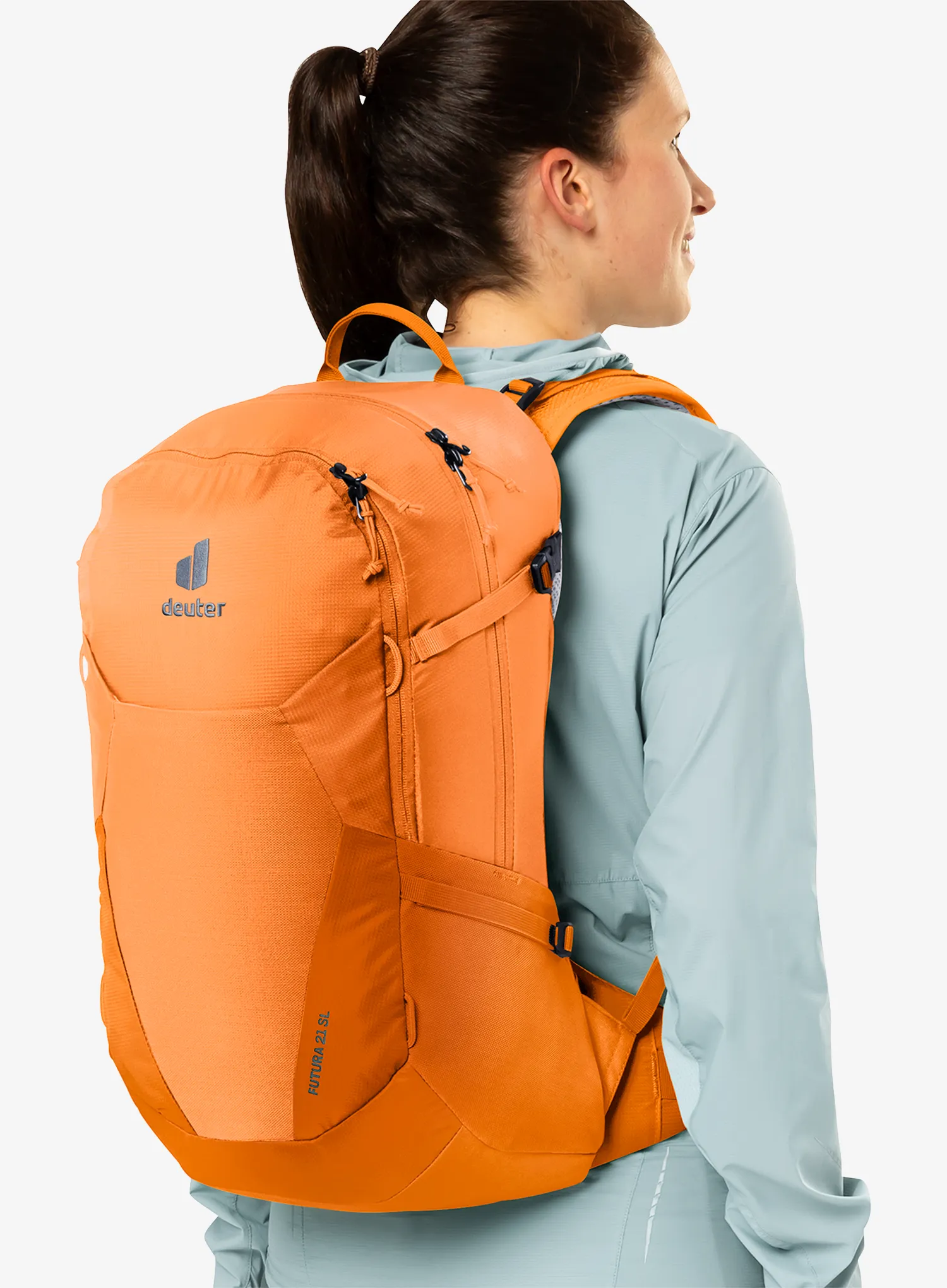 Ženski pohodniški nahrbtnik Deuter Futura 21 SL - peach/tuscany