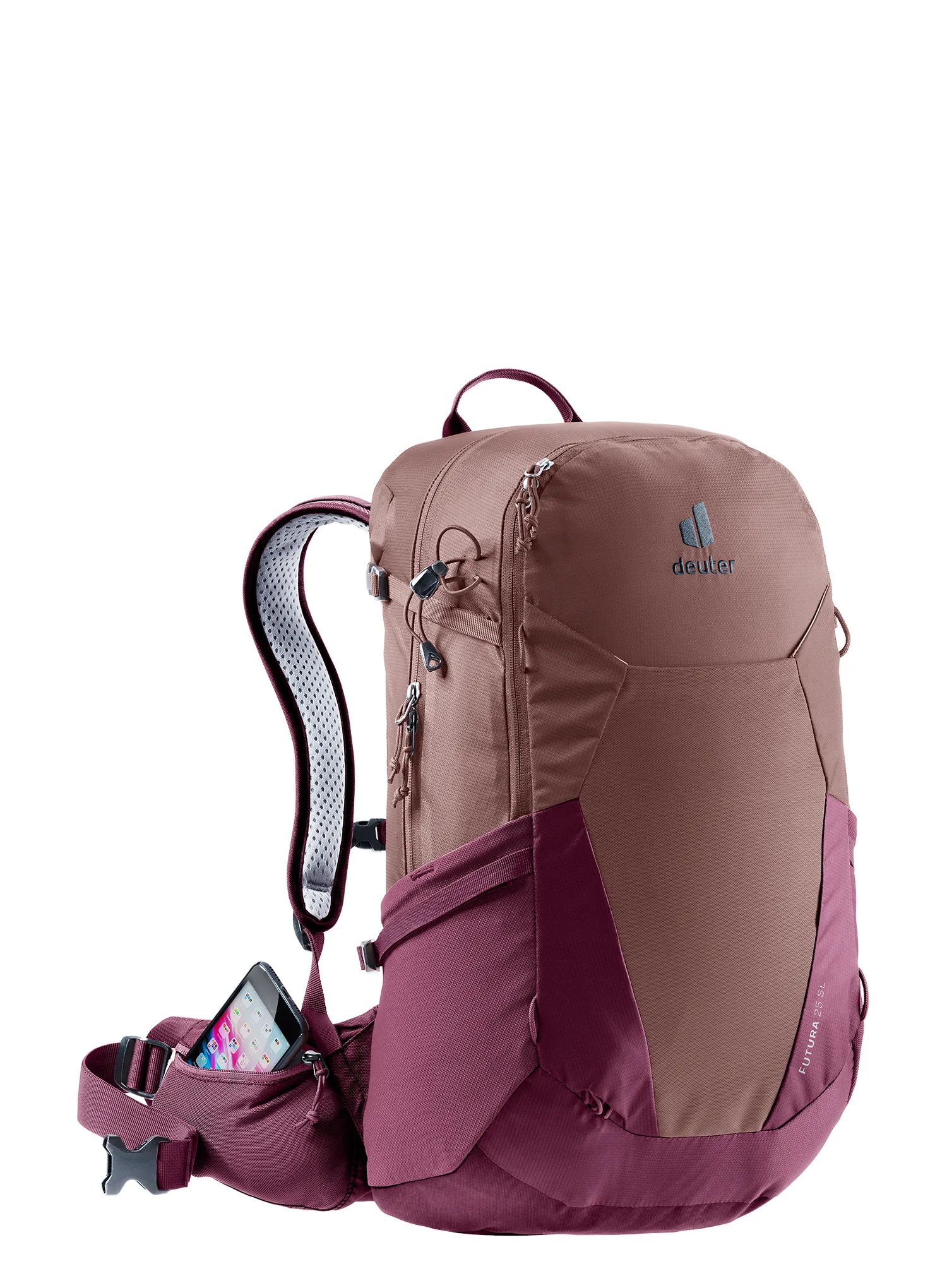 Ženski pohodniški nahrbtnik Deuter Futura 25 SL - ashrose/cassis