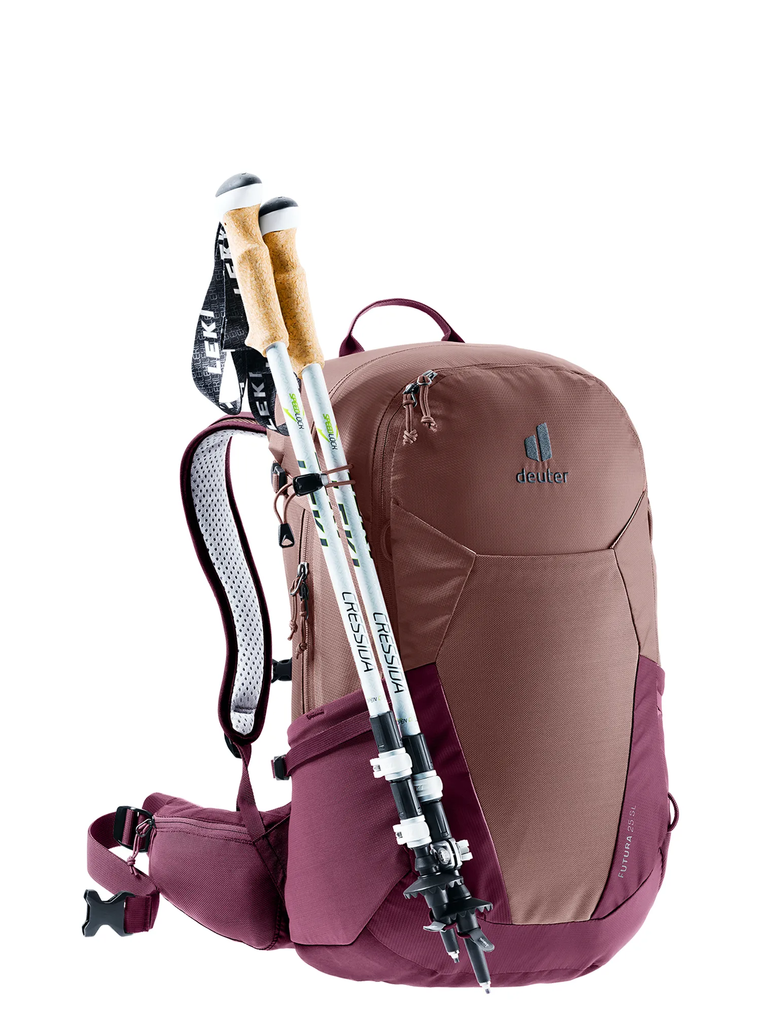 Ženski pohodniški nahrbtnik Deuter Futura 25 SL - ashrose/cassis