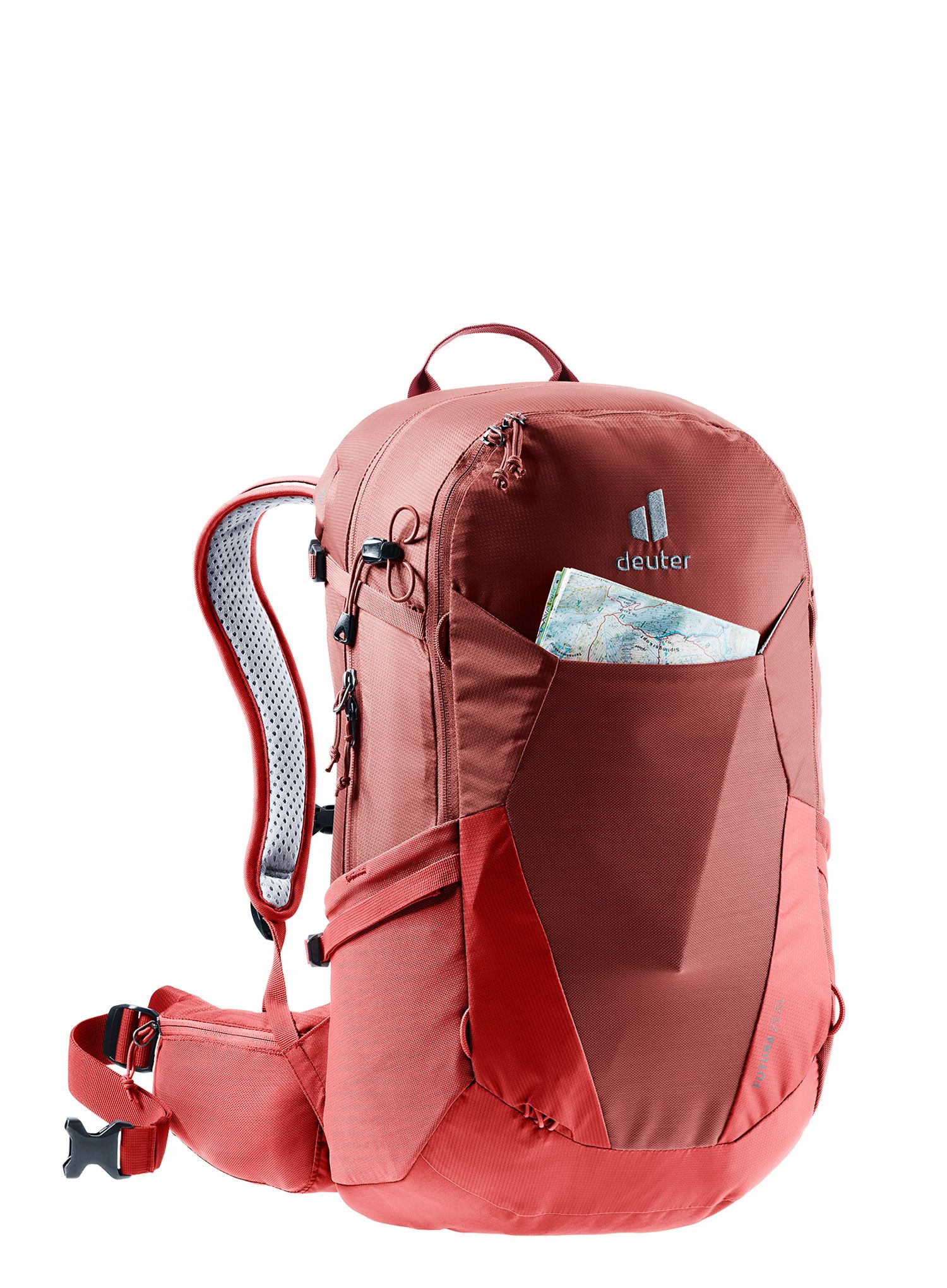 Ženski nahrbtnik Deuter Futura 25 SL - caspia/currant