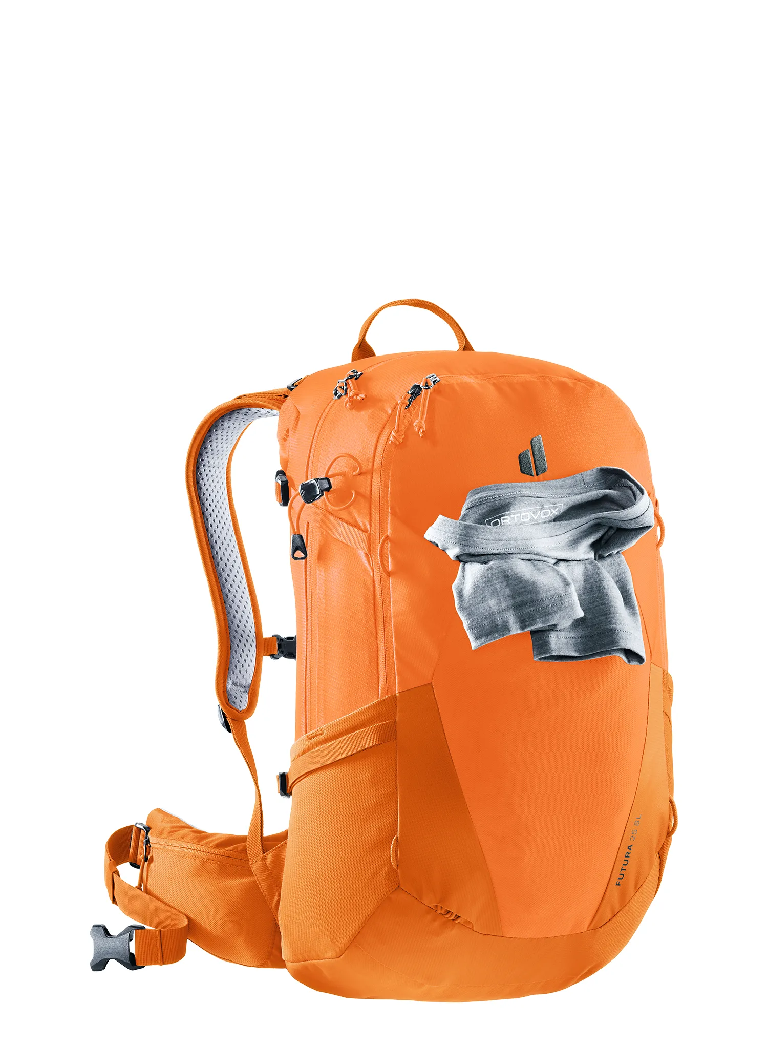 Ženski pohodniški nahrbtnik Deuter Futura 25 SL - peach/tuscany