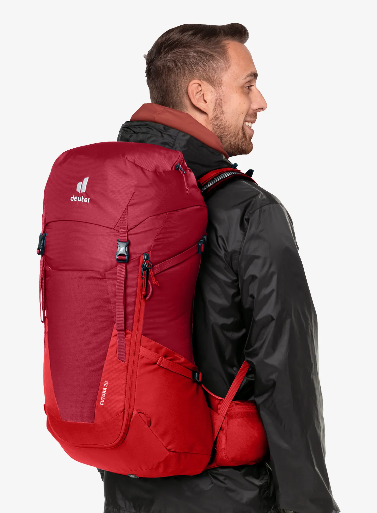 Pohodniški nahrbtnik Deuter Futura 26 - masala/cherry