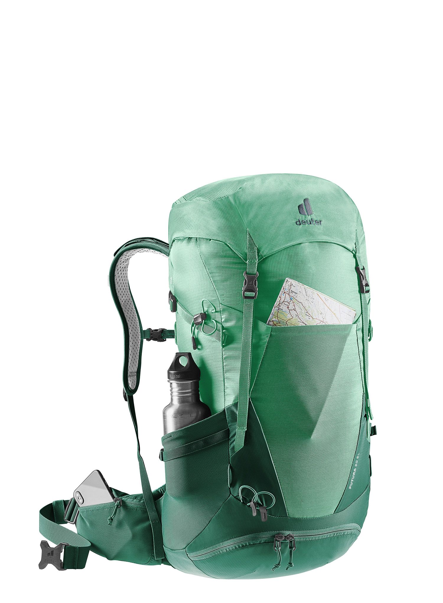 Ženski pohodniški nahrbtnik Deuter Futura 30 SL - spearmint/seagreen