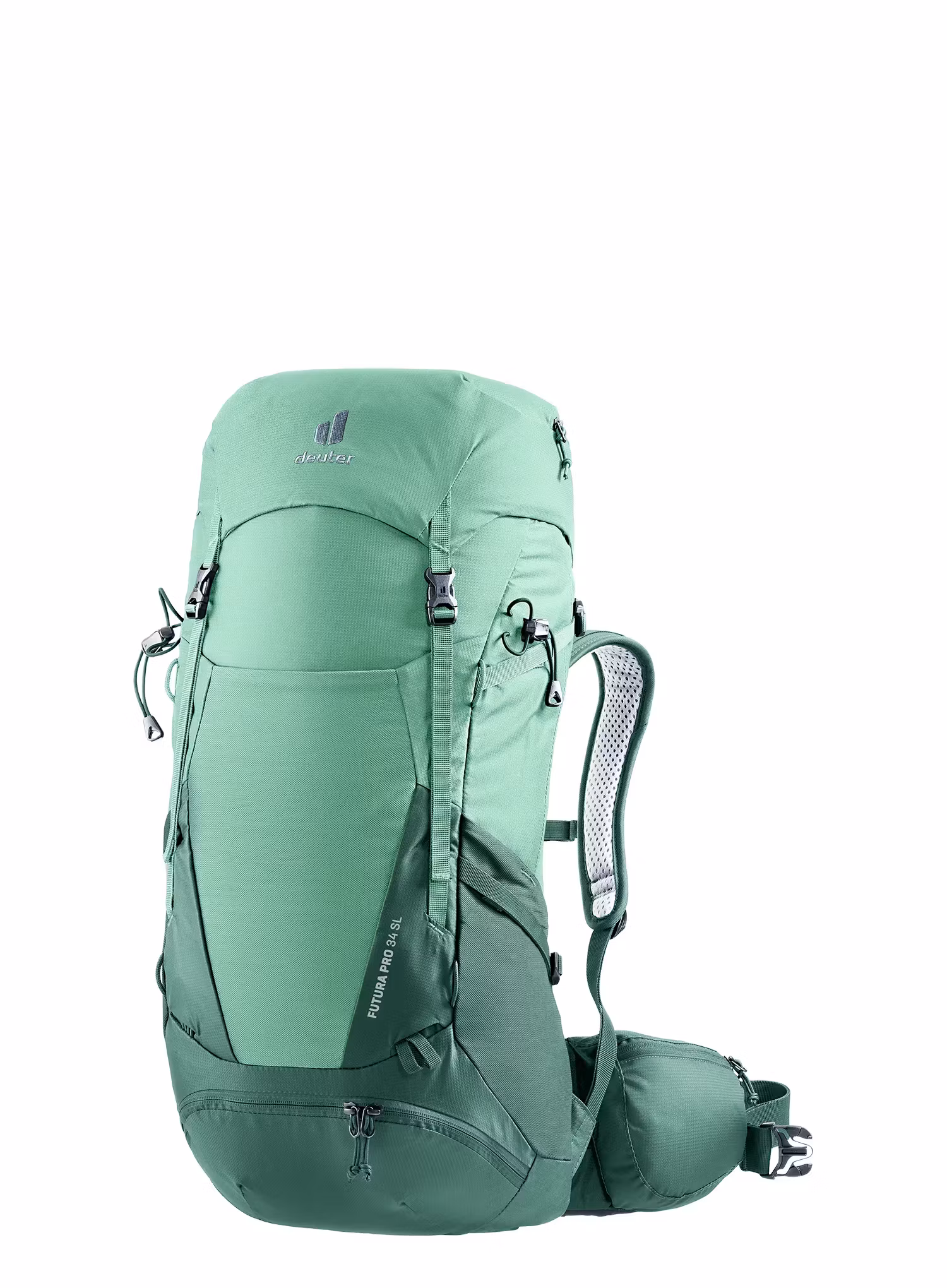 Ženski pohodniški nahrbtnik Deuter Futura Pro 34 SL - spearmint/seagreen