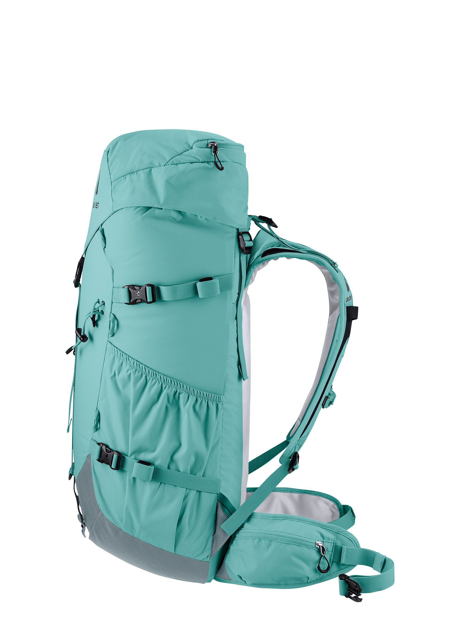 Ženski gorski nahrbtnik Deuter Gravity Expedition 45+ SL - dustblue/graphite