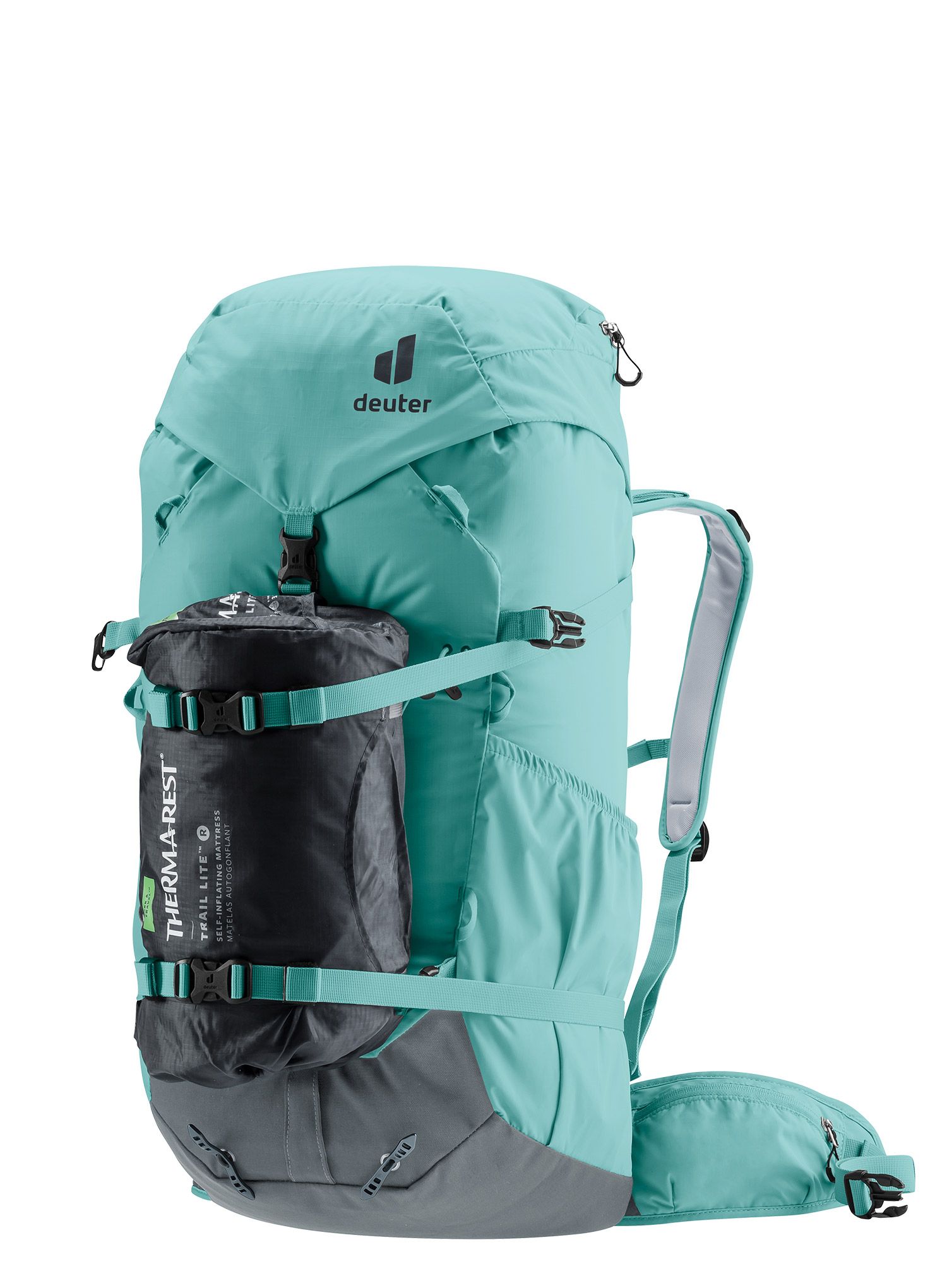 Ženski gorski nahrbtnik Deuter Gravity Expedition 45+ SL - dustblue/graphite