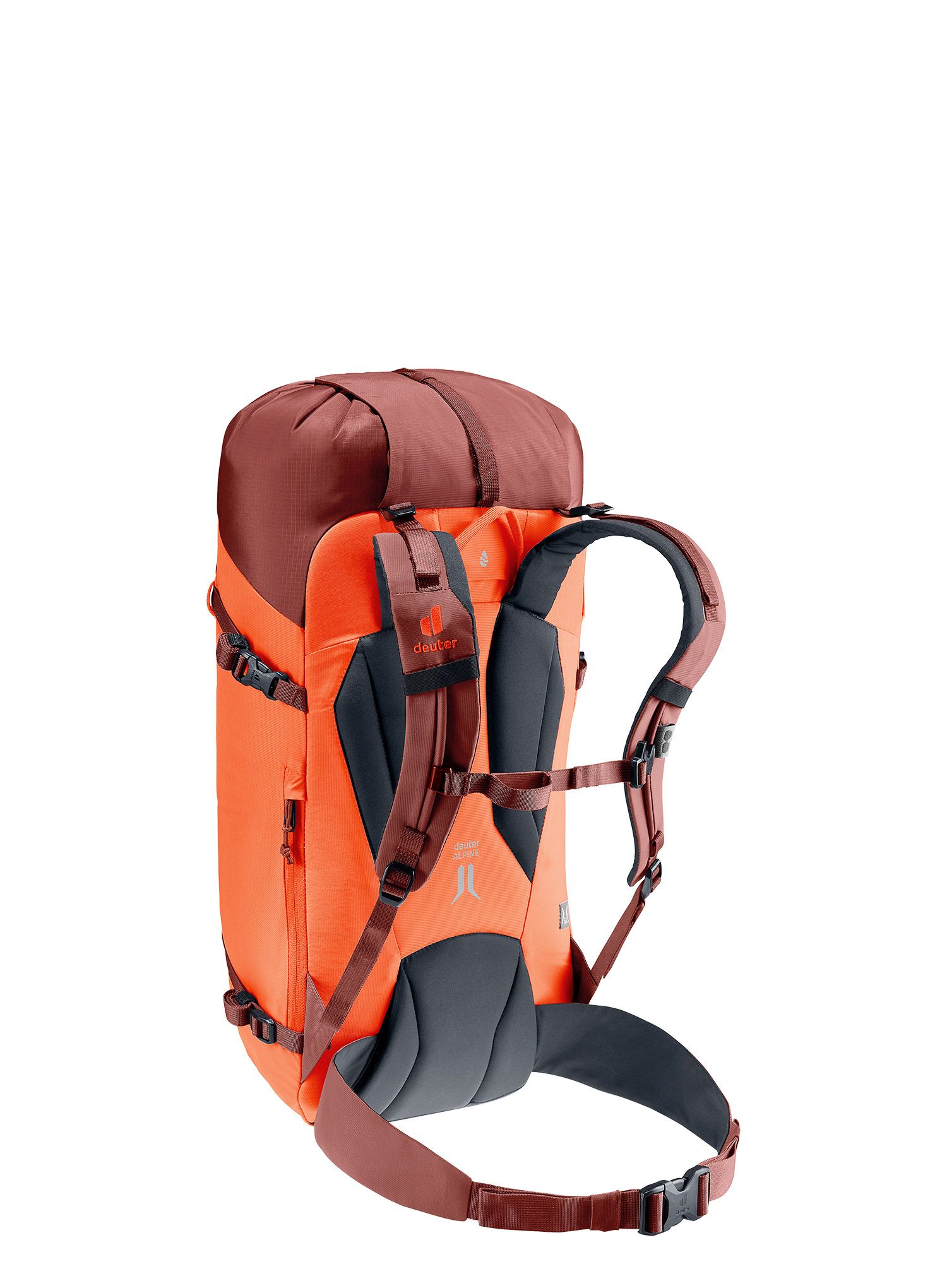 Ženski gorski nahrbtnik Deuter Guide 28 SL - papaya/redwood