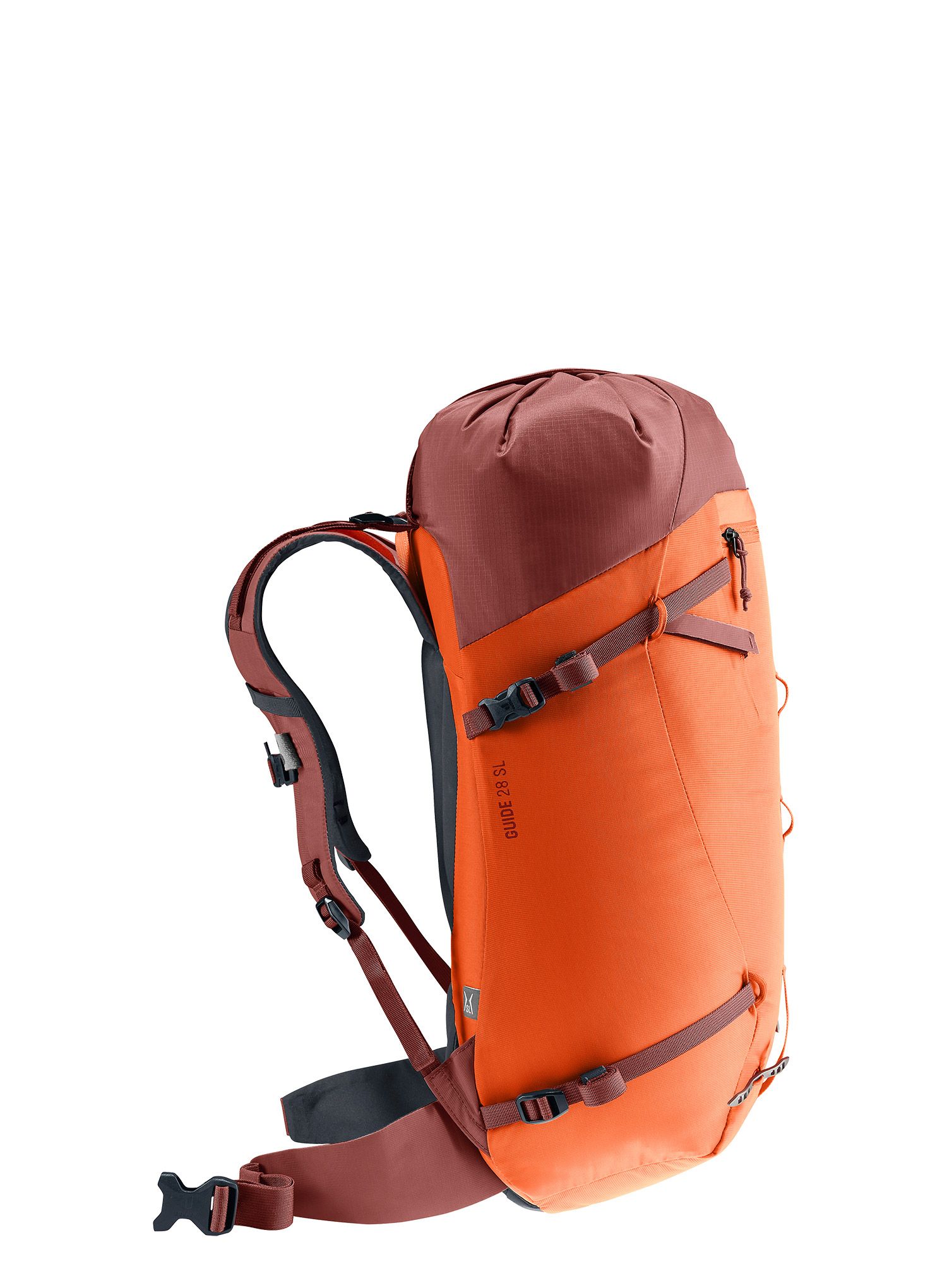 Ženski gorski nahrbtnik Deuter Guide 28 SL - papaya/redwood