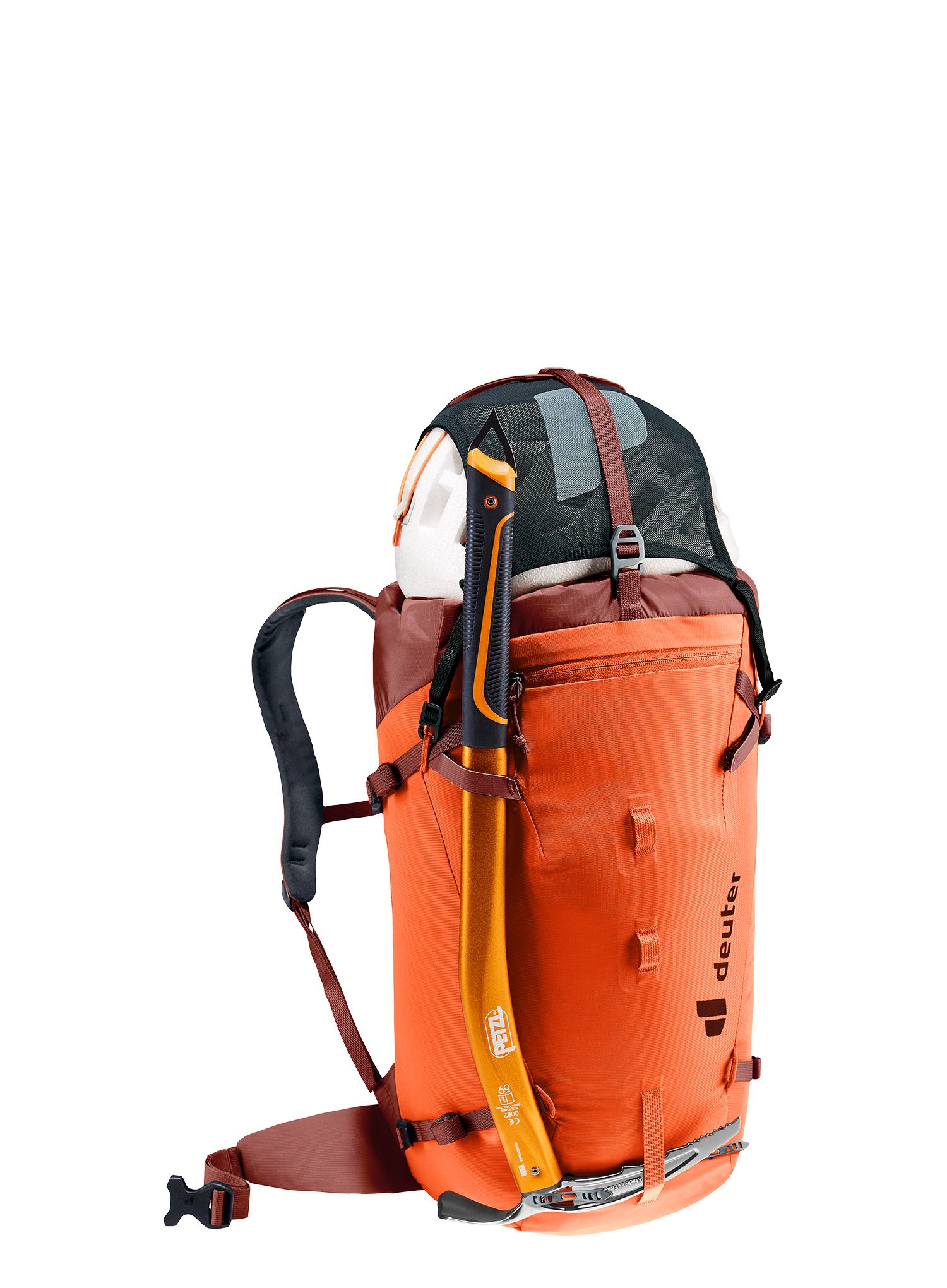 Ženski gorski nahrbtnik Deuter Guide 28 SL - papaya/redwood