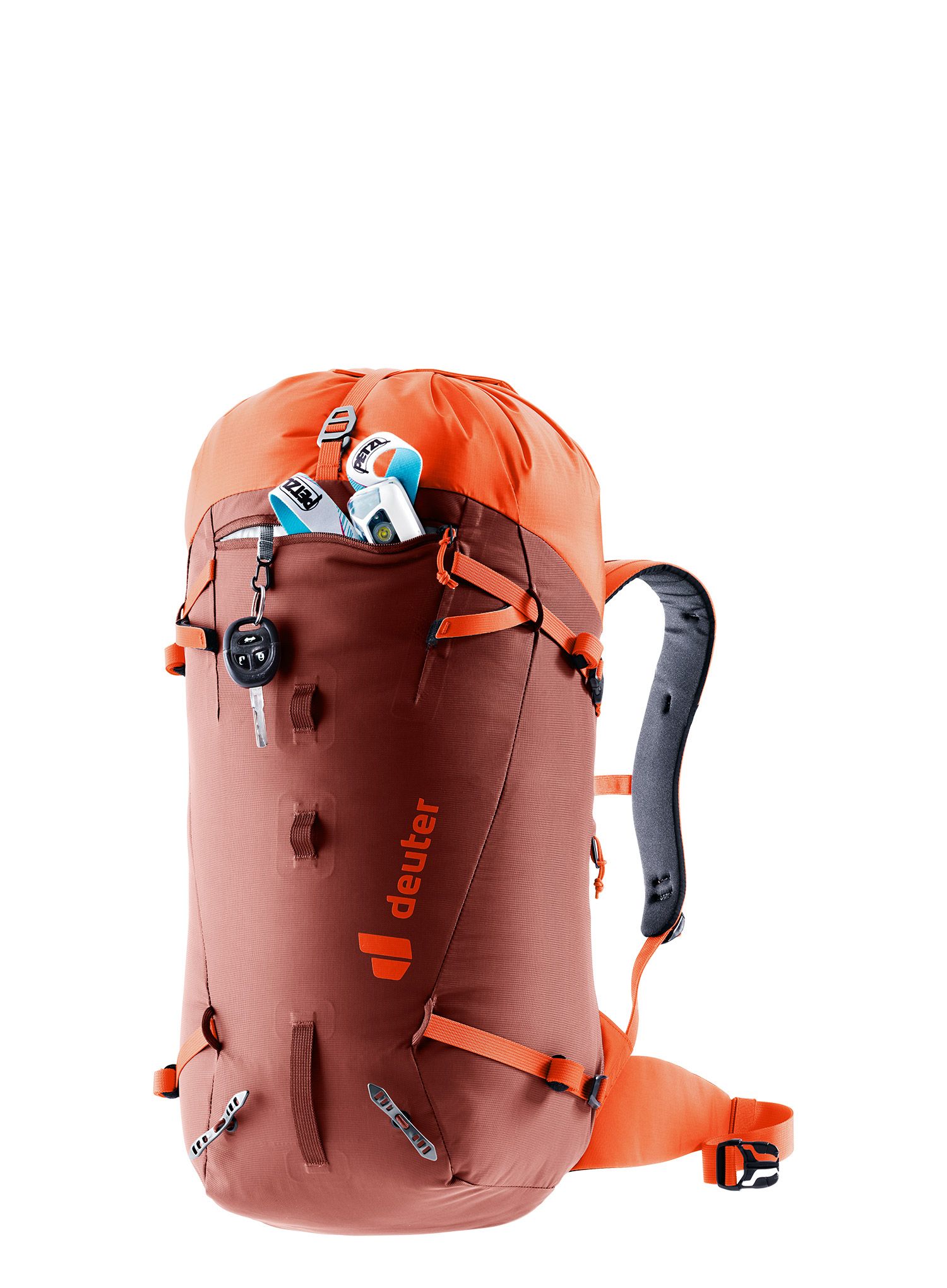 Gorski nahrbtnik Deuter Guide 30 - redwood/papaya