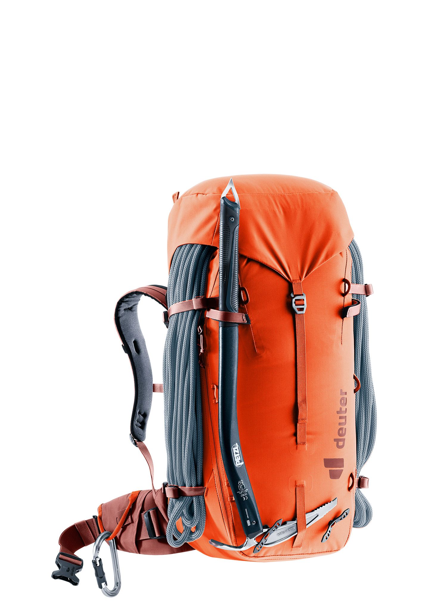 Ženski gorski nahrbtnik Deuter Guide 32+ SL - papaya/redwood