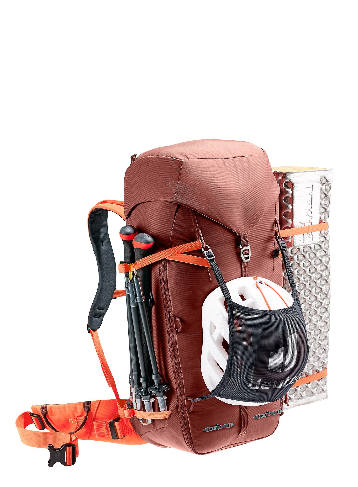 Gorski nahrbtnik Deuter Guide 34+ - redwood/papaya