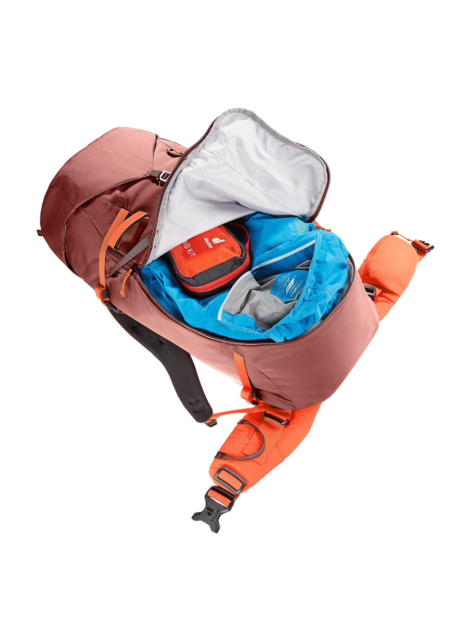 Gorski nahrbtnik Deuter Guide 34+ - redwood/papaya