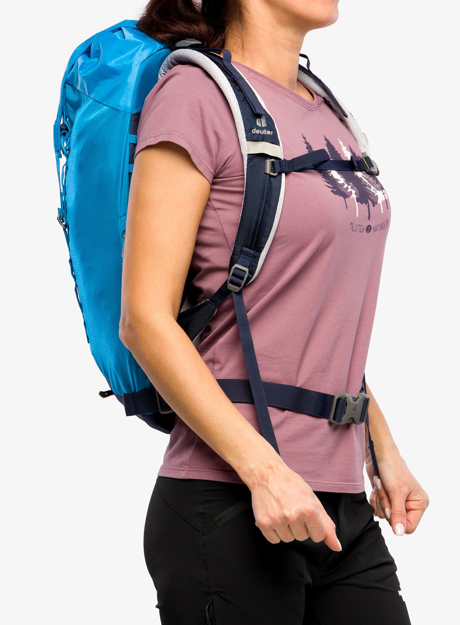 Ženski gorski nahrbtnik Deuter Guide Lite 22 SL - azure/navy